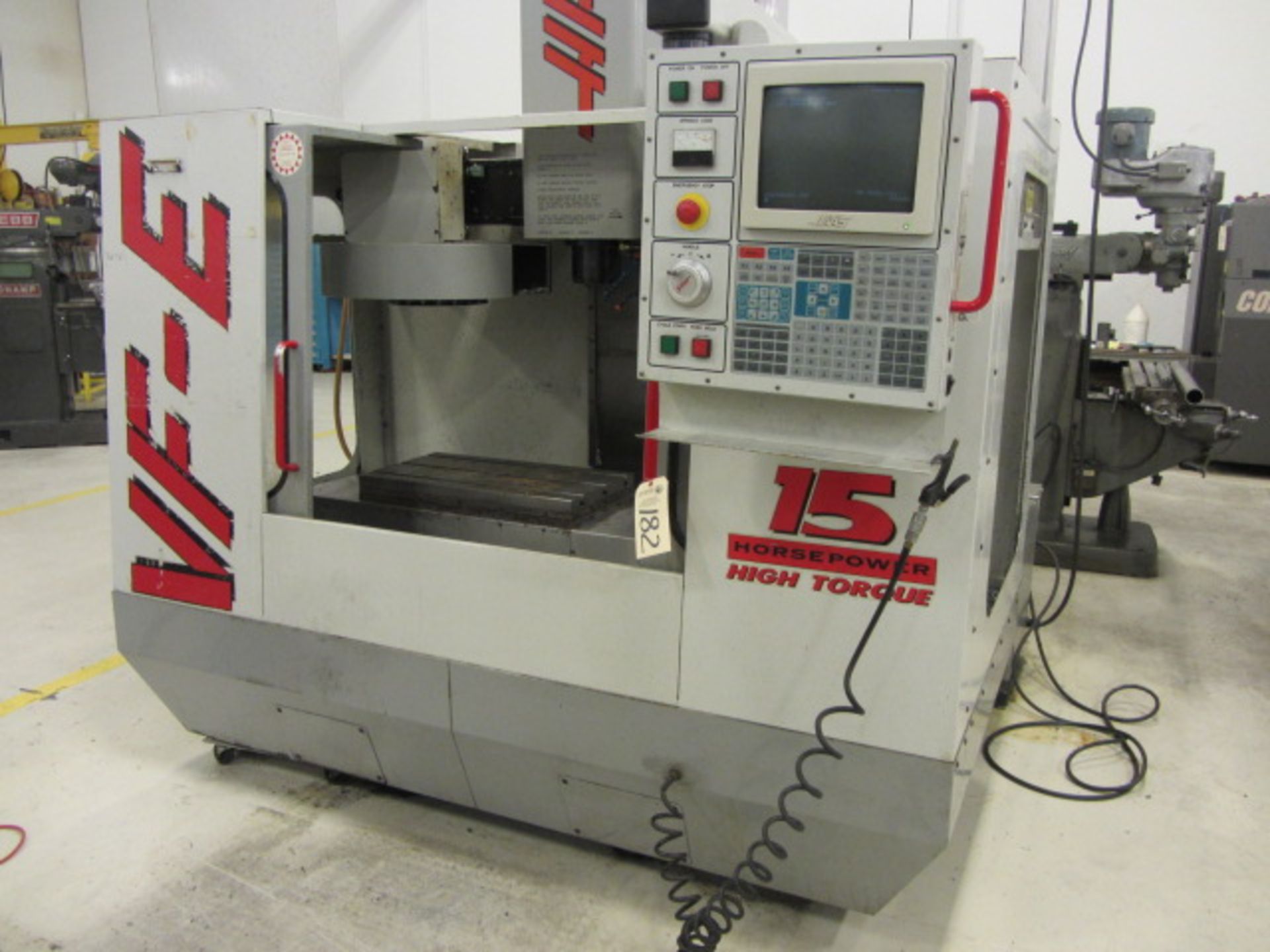 Haas VF-E Vertical Machining Center with 26'' x 14'' Table, #40 Taper Spindle Speeds to 7500 RPM, - Image 4 of 9