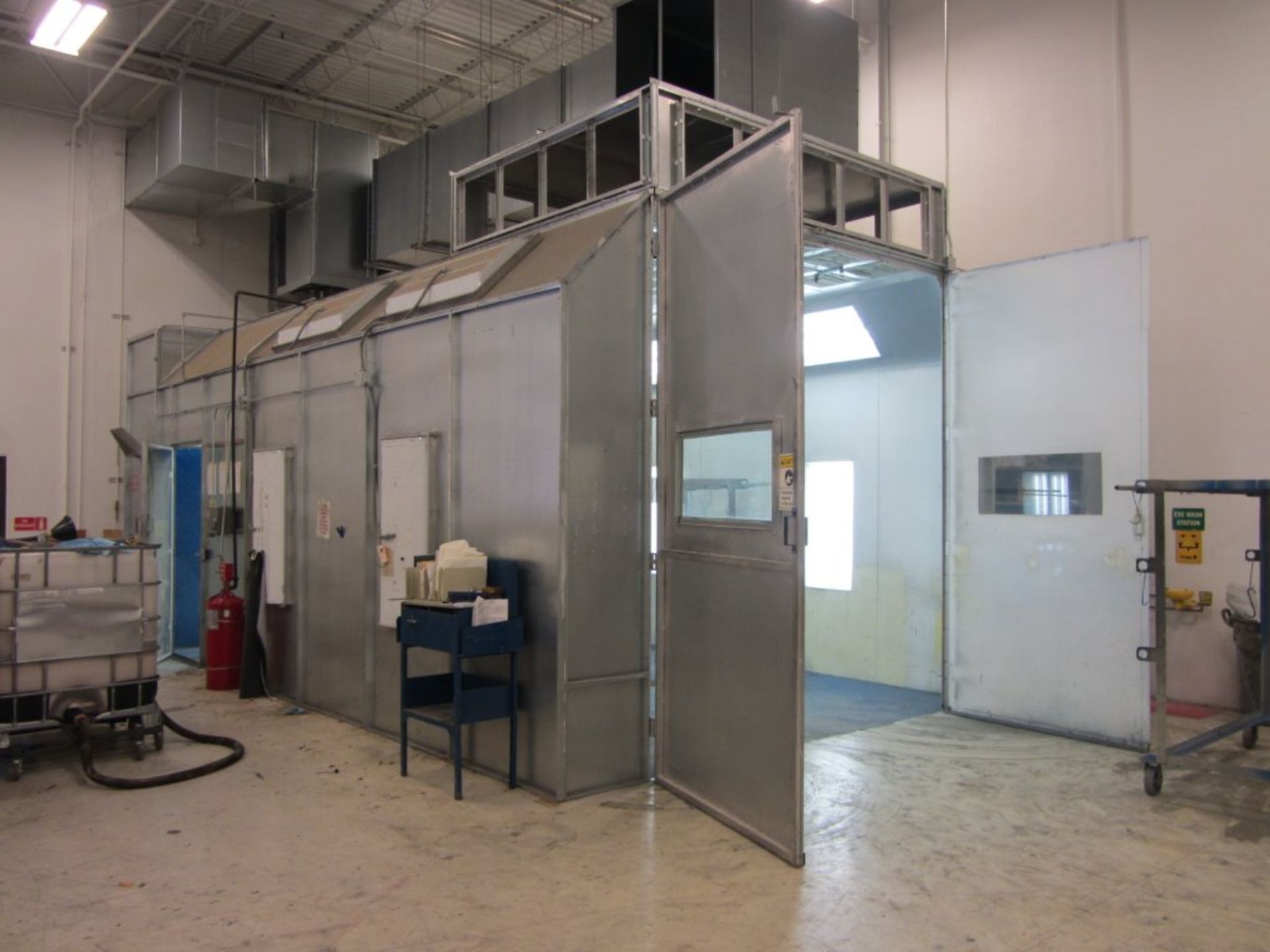 26' W x14' D x10' 6'' H Double Door Paint Booth with Updraft Filtration, mfg. 2009 - Image 3 of 7
