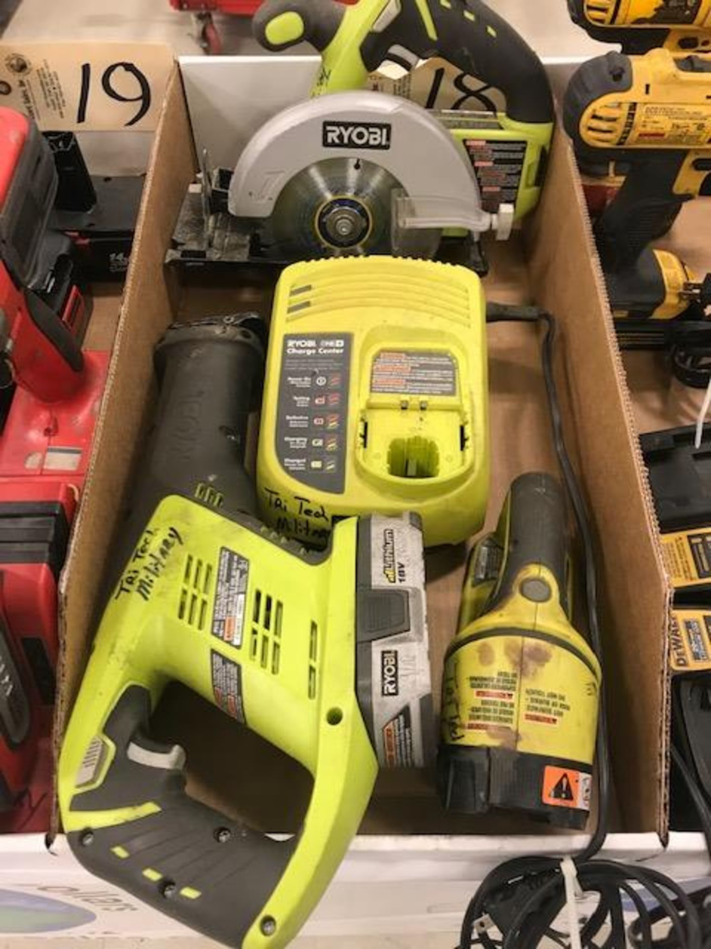 Ryobi Sawzall, Circular Saw & Light with Charger