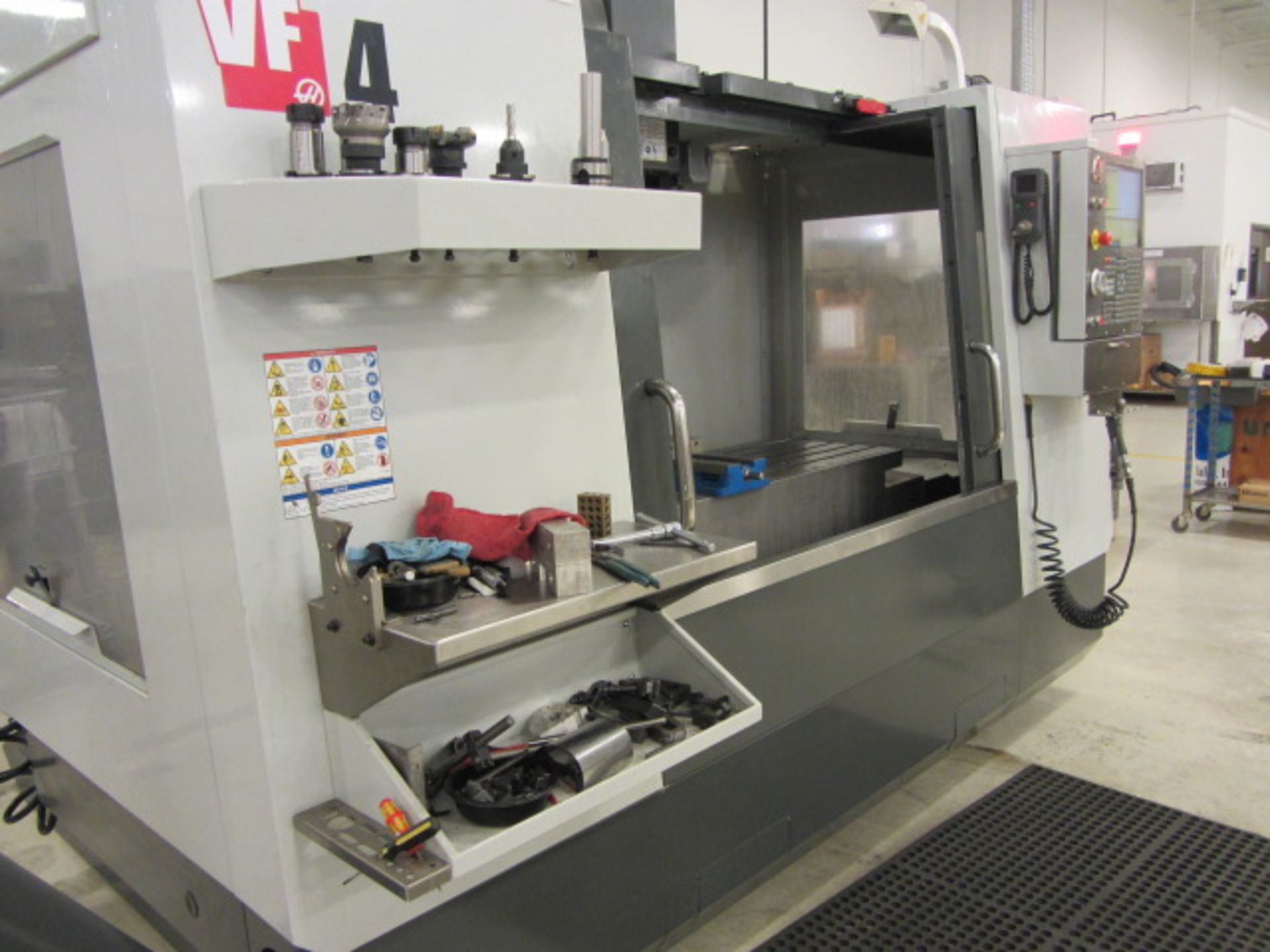 Haas VF-4 CNC Vertical Machining Center with 52'' x 18'' Table, #40 Taper Spindle Speeds to 8100 - Image 6 of 9