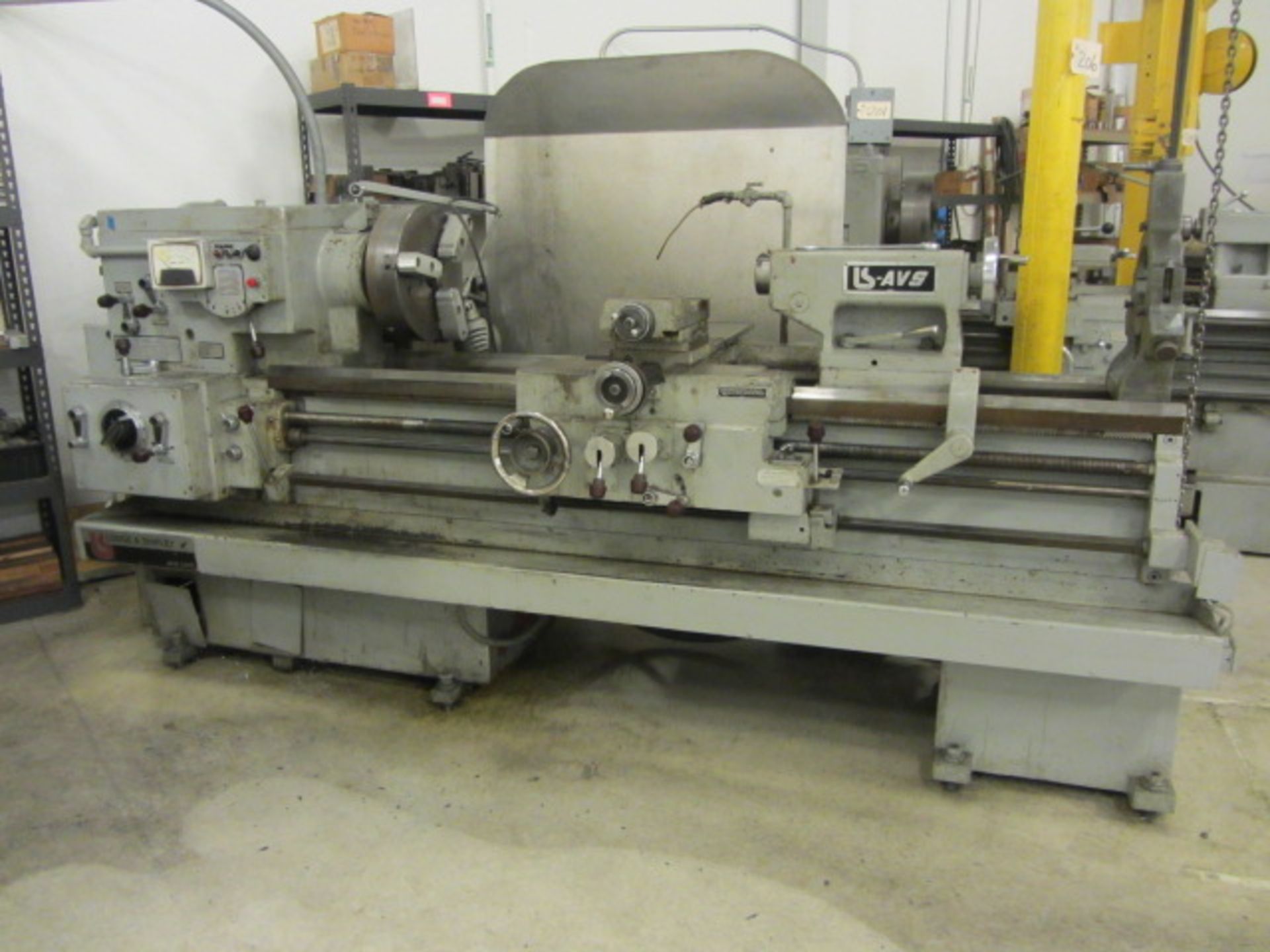 Lodge & Shipley AVS 2013 20'' Swing x 60'' Centers Engine Lathe with, 15'' 3 & 4 Jaw Chucks, Spindle