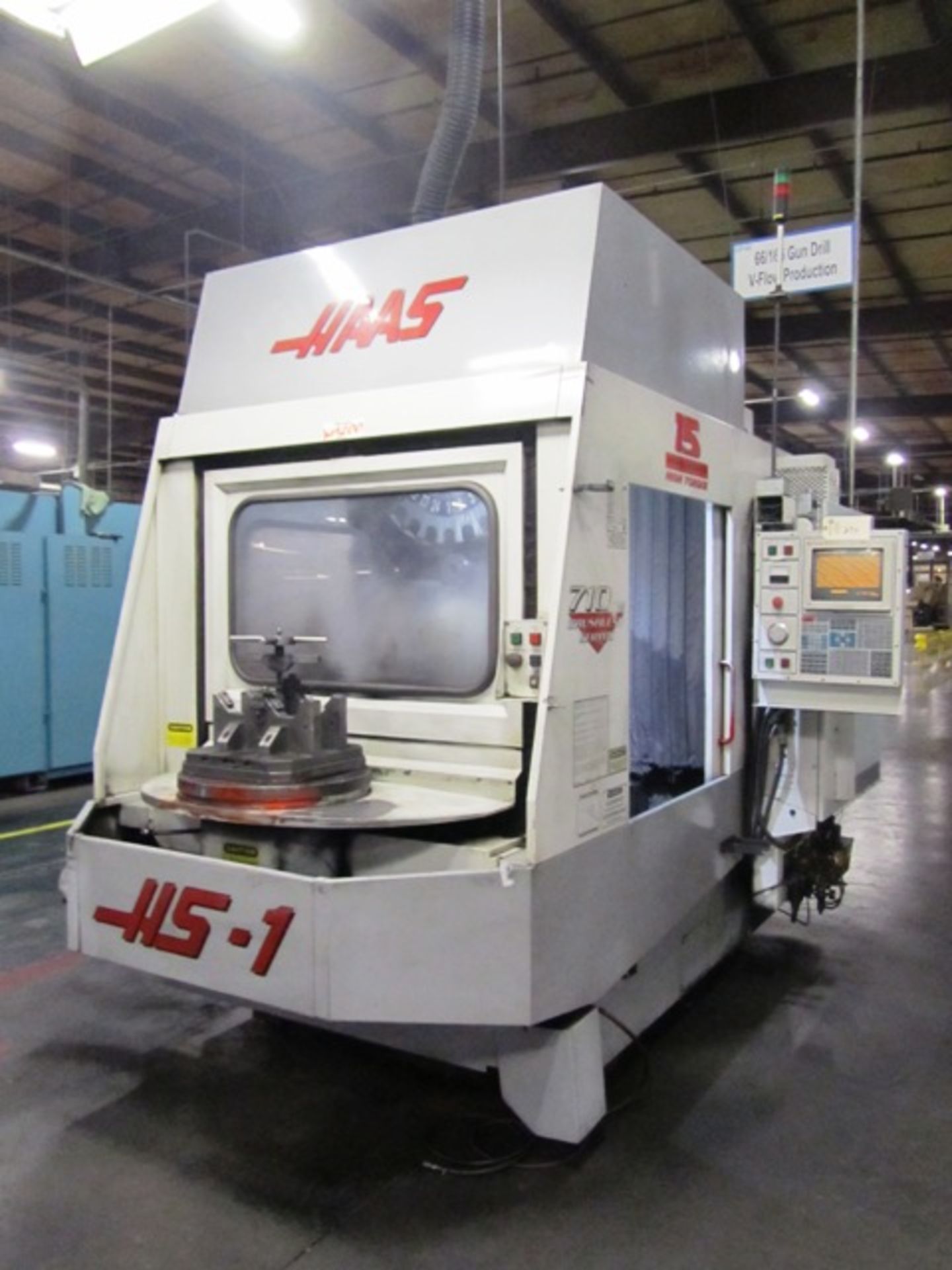 Haas HS-1 4-Axis CNC Horizontal Machining Center with (2) 16'' Pallets, #40 Taper Spindle, 24'' X- - Image 3 of 5