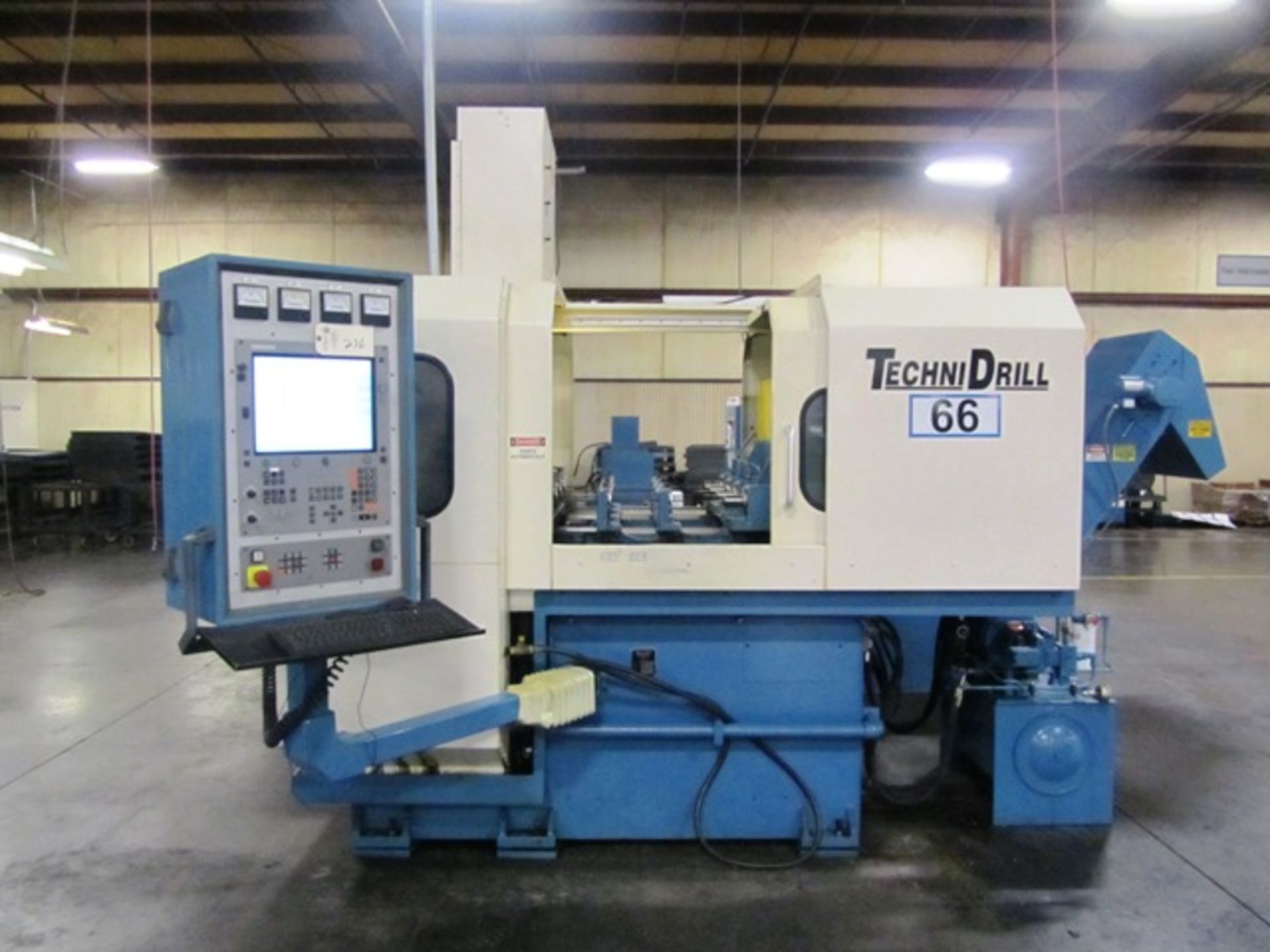 Technidrill GD-3A-500-44-12-8 4 Spindle 3-Axis CNC Horizontal Gun Drill with 1/2'' Drill Diameter - Image 3 of 6