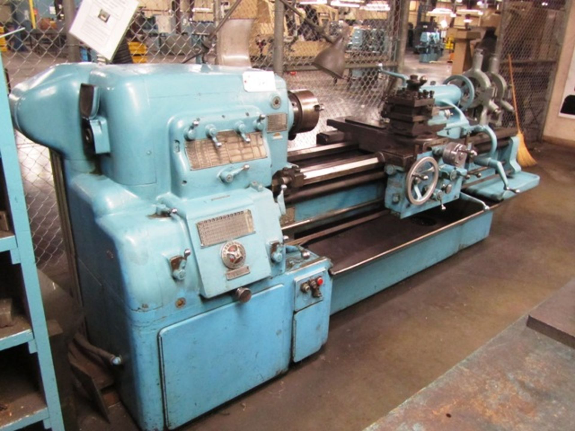 Monarch 20'' x 48'' Engine Lathe with 8'' 4-Jaw Chuck, Toolpost, Steady Rest, 1-1/2'' Bore, - Image 2 of 2