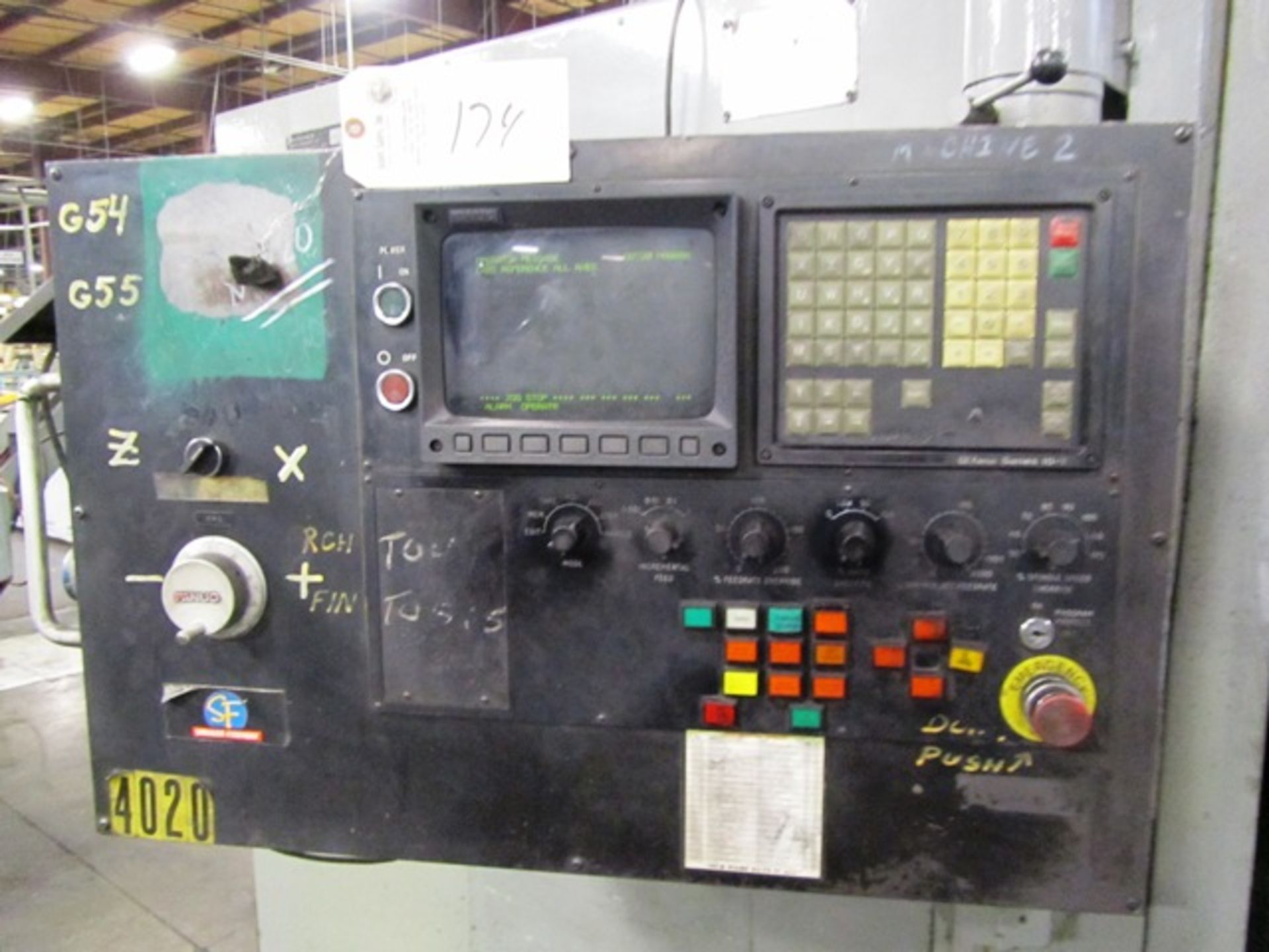 Matrix Churchill Type 7/45 CNC Chucker with 8 Position Turret, Forkardt 24'' Indexing Chuck, Fanuc - Image 2 of 2