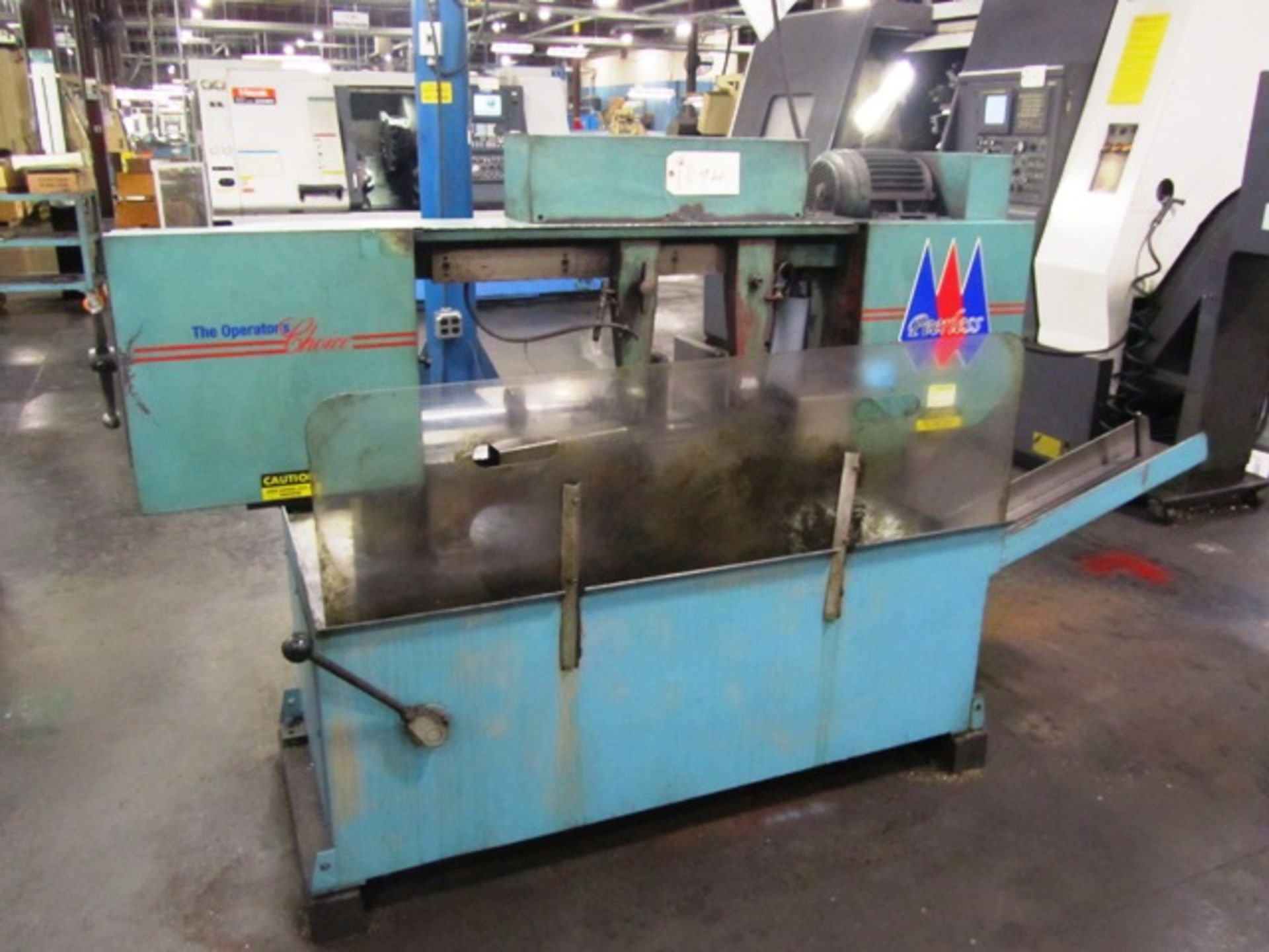 Peerless Model Champ 13SA Automatic Horizontal Bandsaw with 13'' Round Capacity, Coolant,