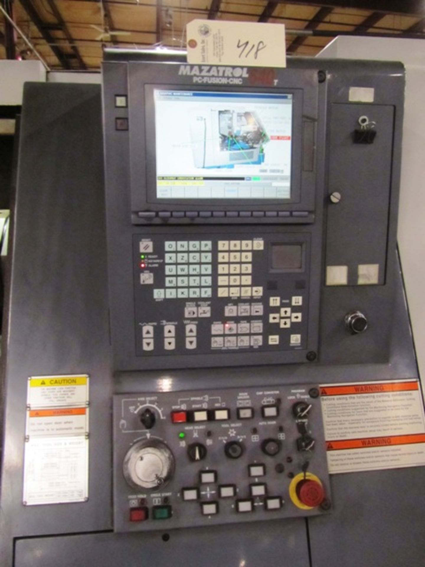 Mazak Super Quick Turn 250 MS CNC Turning Center with Milling & Sub-Spindle, 10'' Main Spindle, 10'' - Image 2 of 4