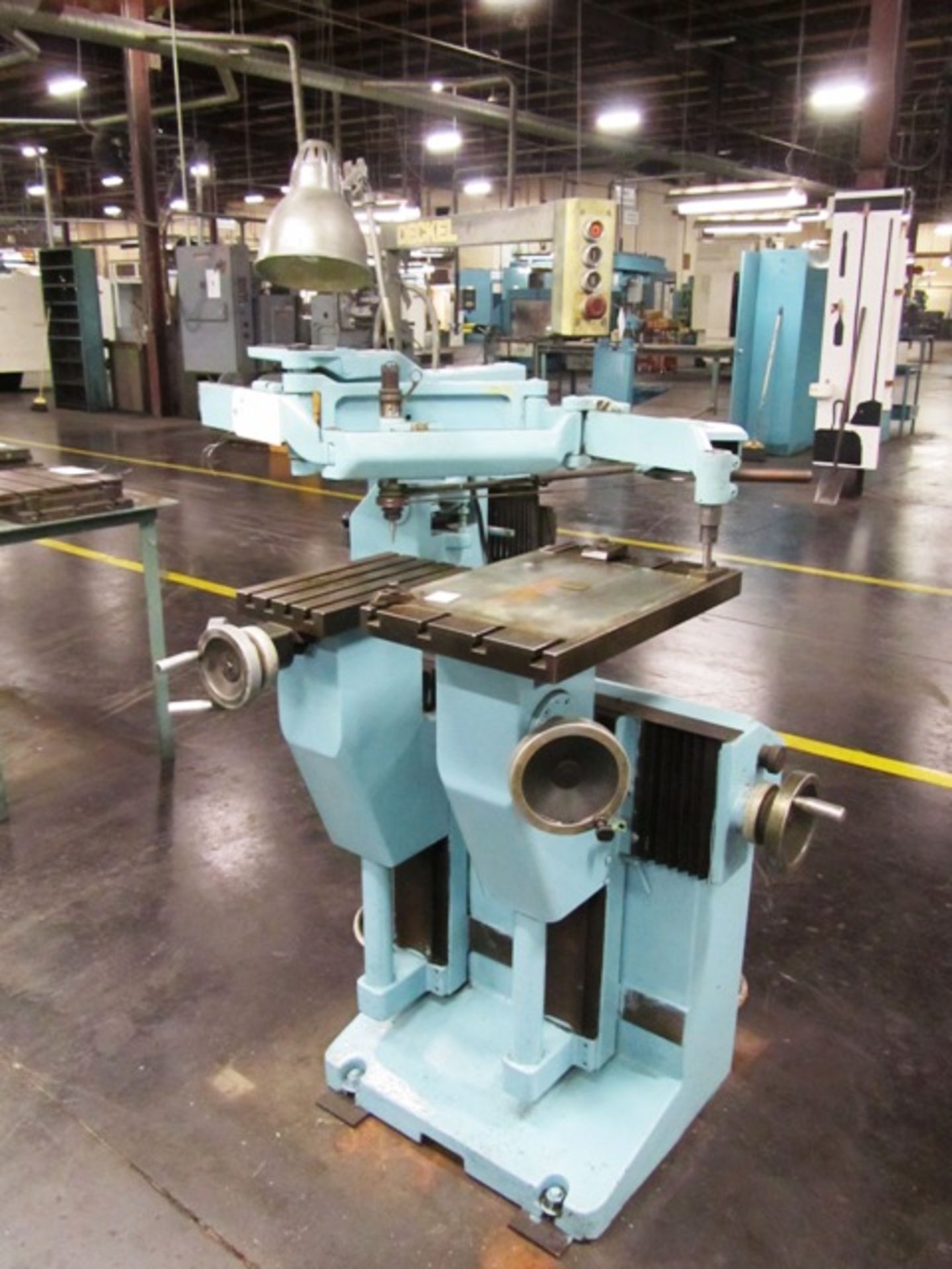 Friedrich Deckel GK21 Pantograph Tracing Mills with T-Slotted Duplicating Tables, sn:10350