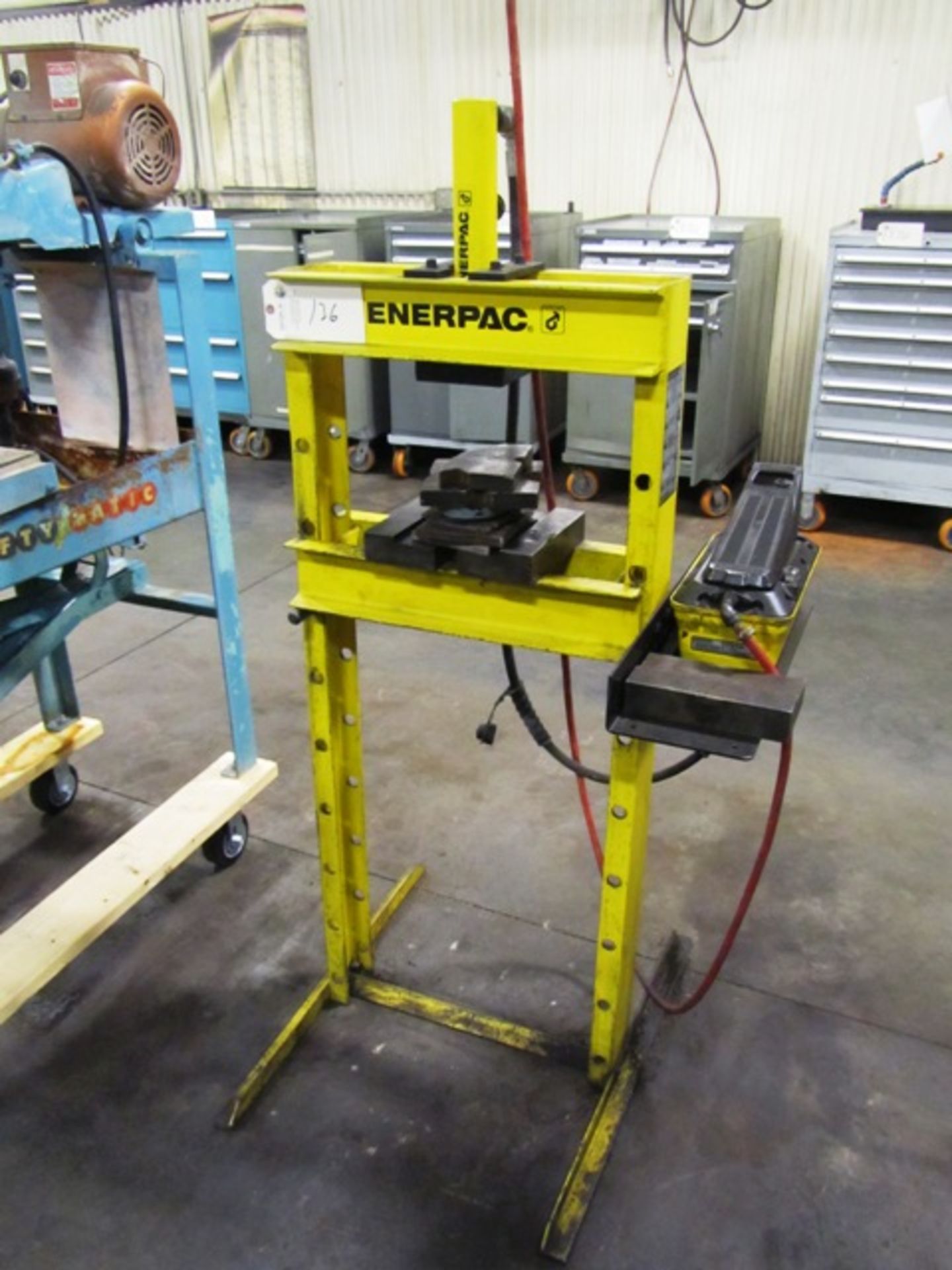 Enerpac 10 Ton H-Frame Hydraulic Shop Press with 18'' Between Uprights