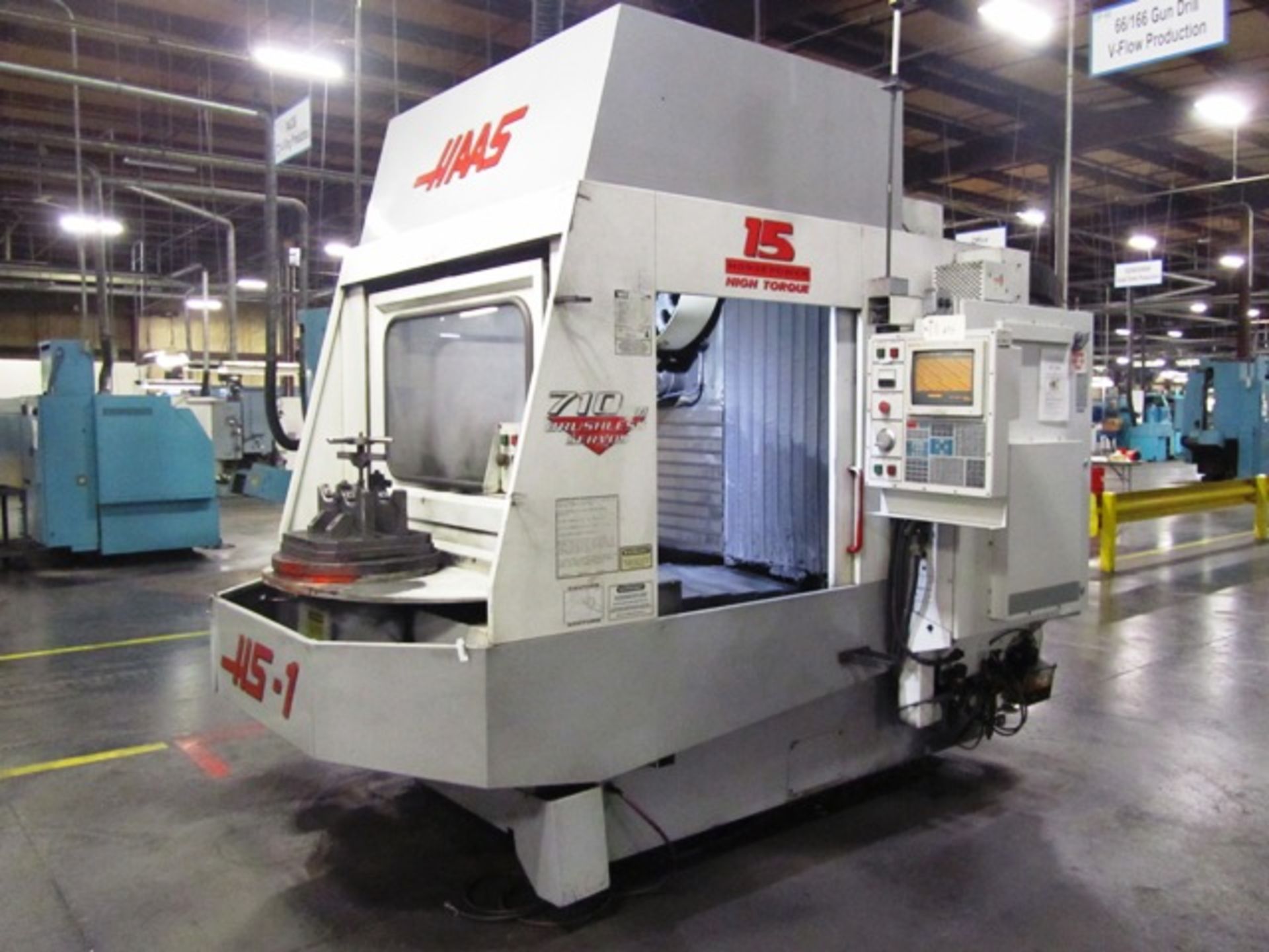 Haas HS-1 4-Axis CNC Horizontal Machining Center with (2) 16'' Pallets, #40 Taper Spindle, 24'' X-