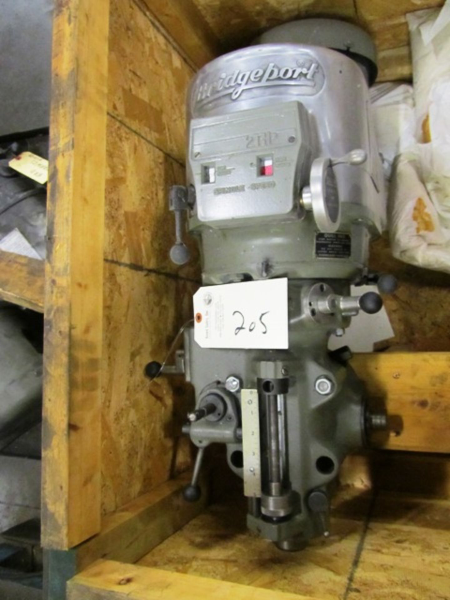 Rebuilt Bridgeport 2 HP Vertical Milling Head