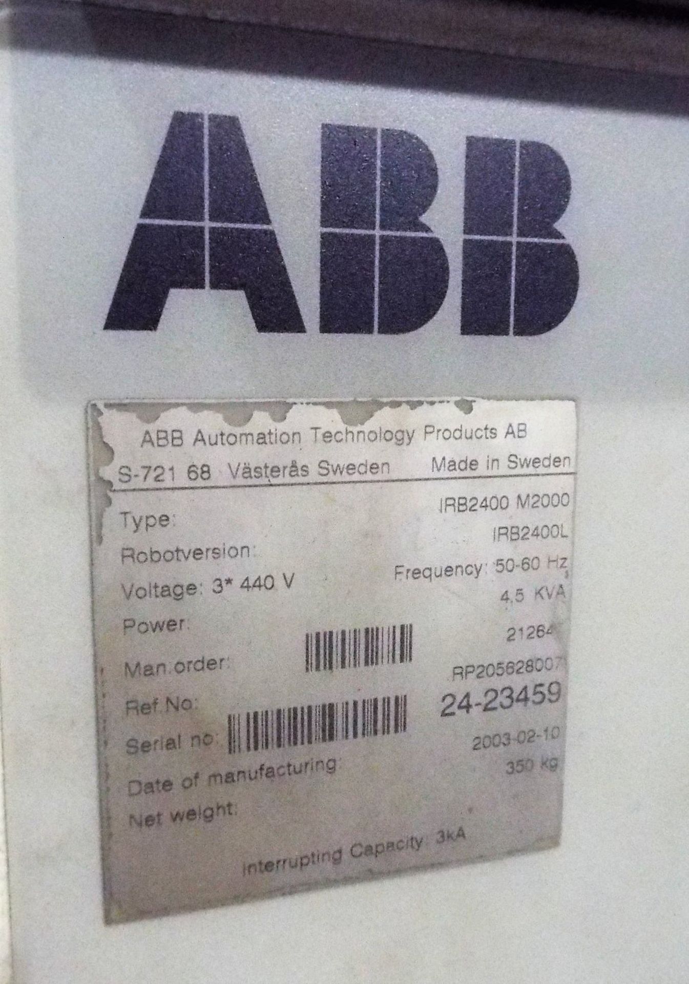 ABB-IRB-2400L MIG WELDING SET - Image 5 of 19