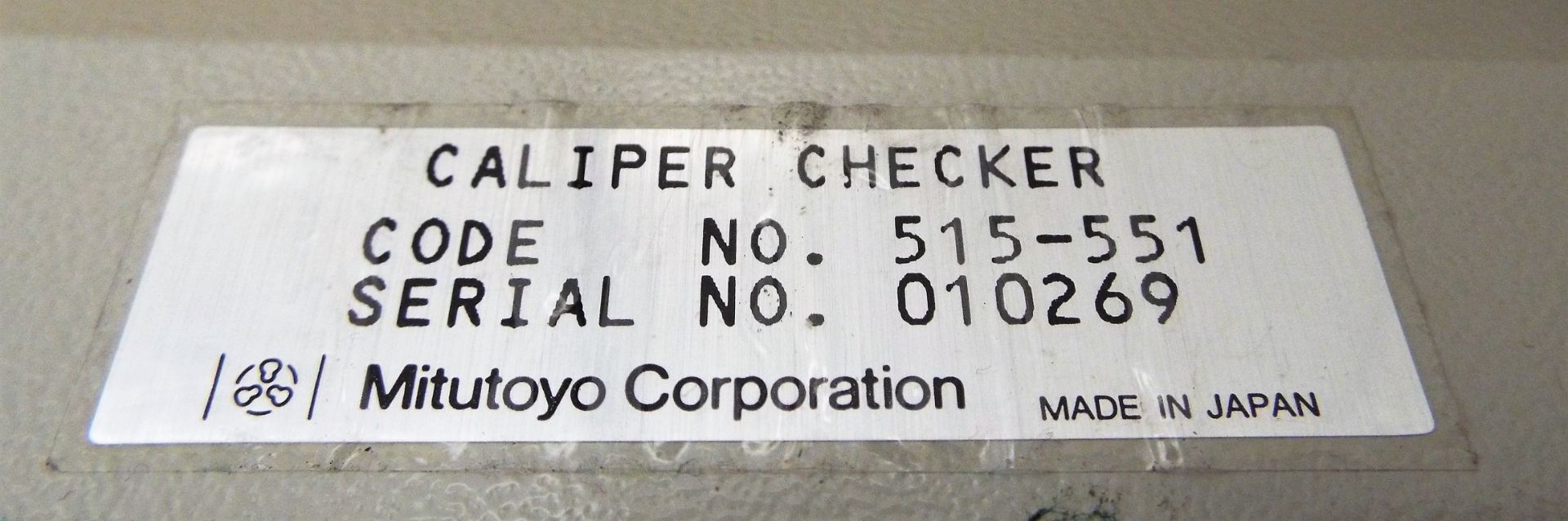 MITUTOYO CALIPER CHECKER - Image 4 of 5