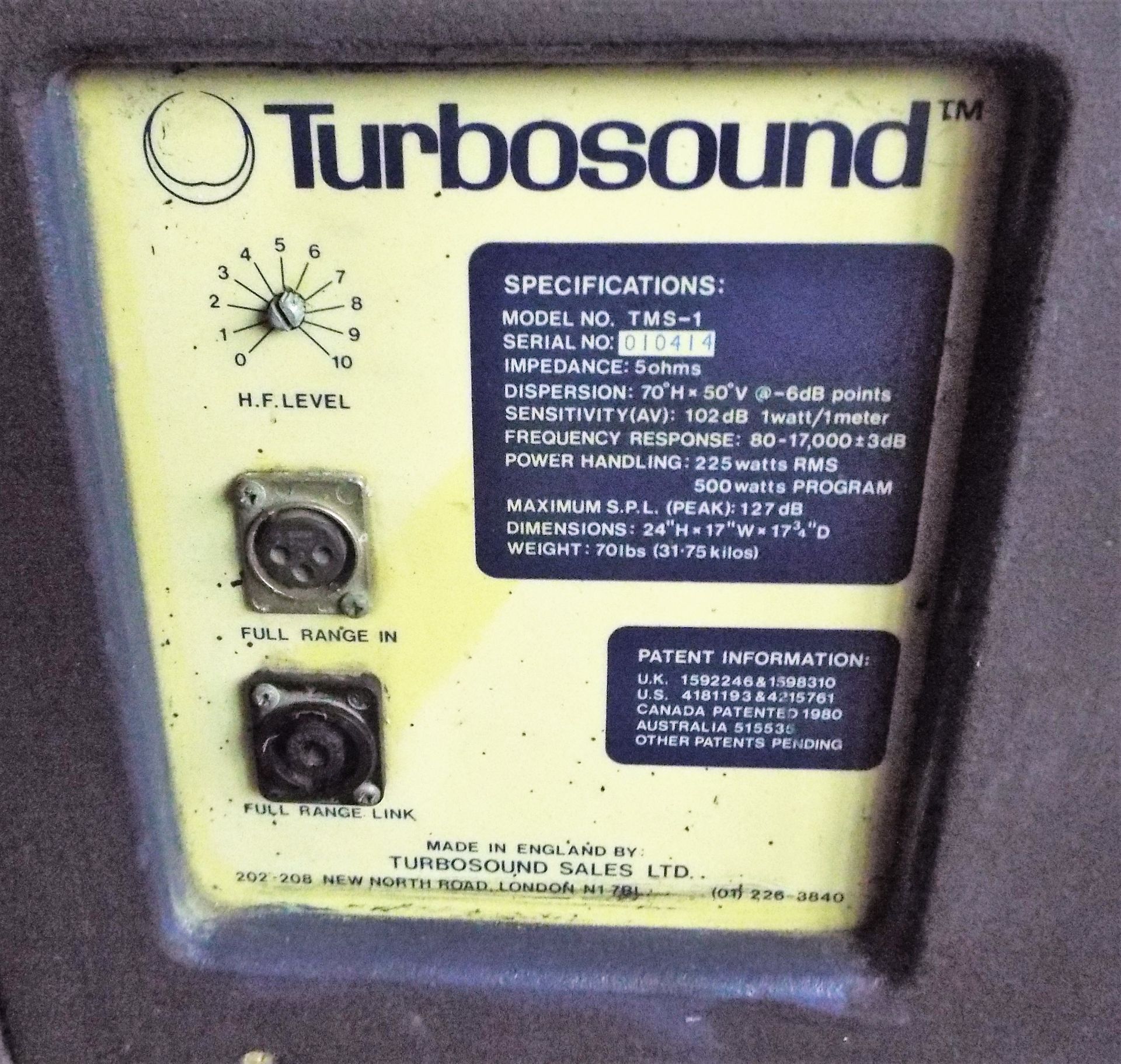 Turbosound Speaker - Image 2 of 2