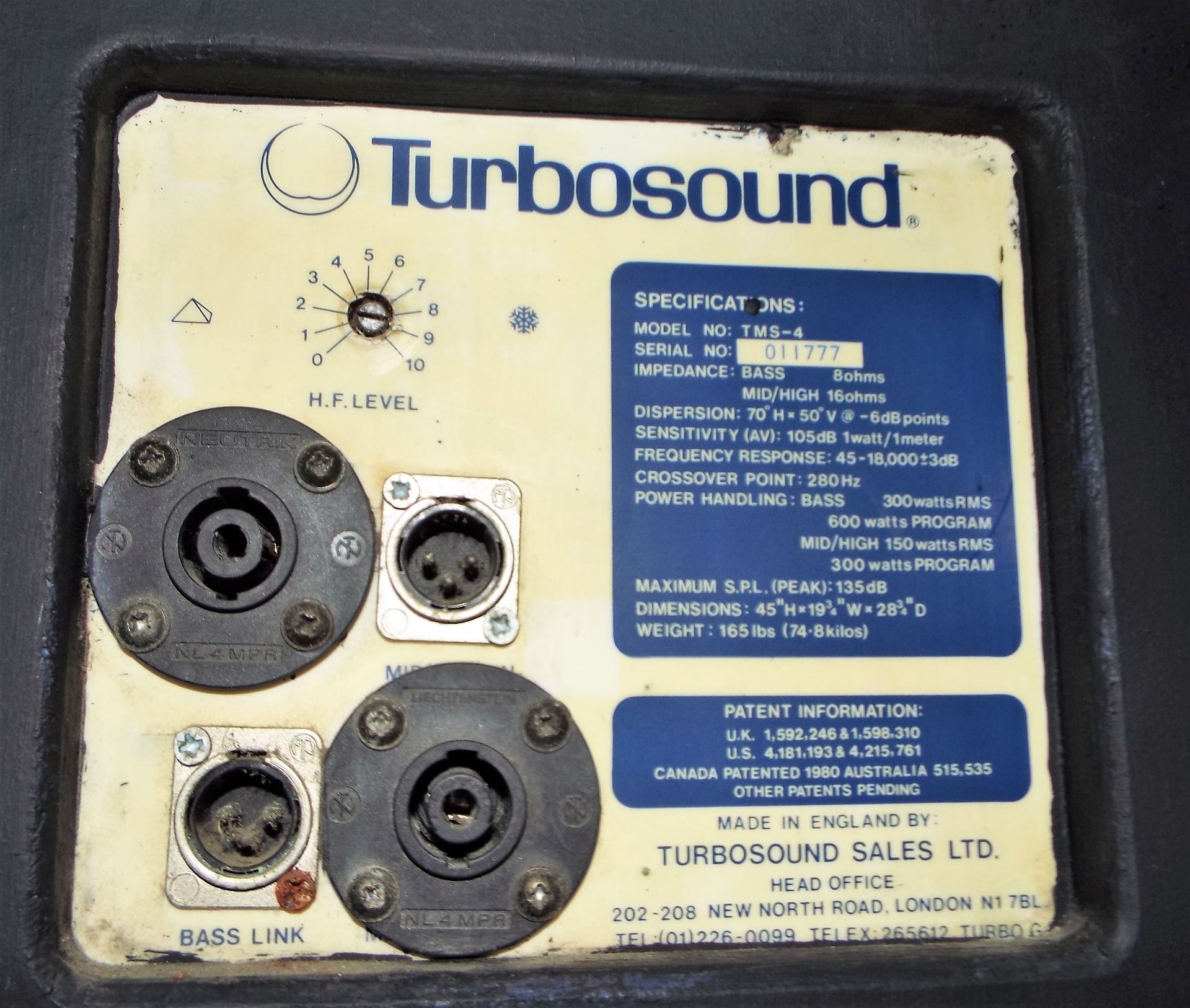 Turbosound TM4 Speaker - Image 2 of 2