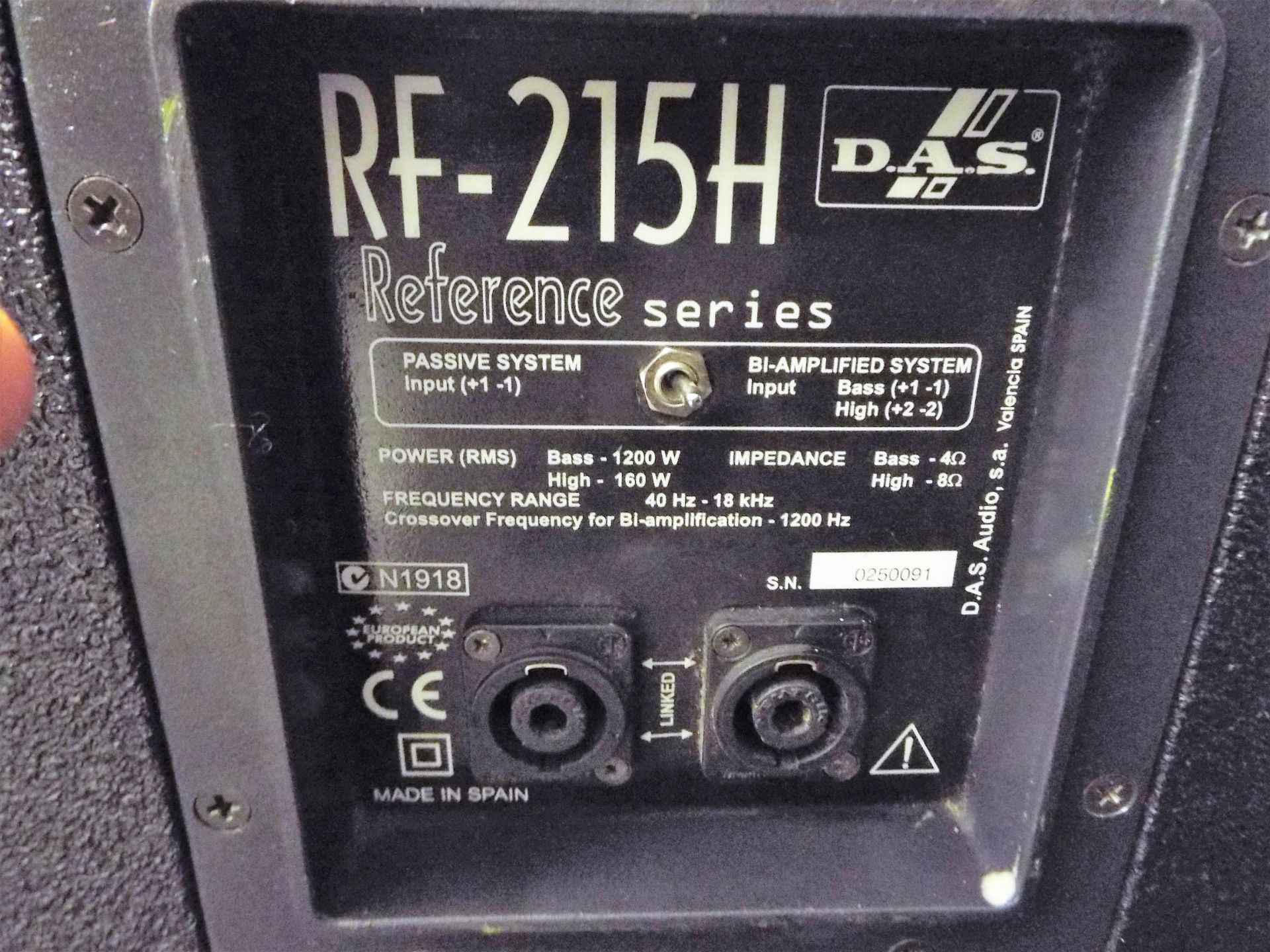 DAS Reference RF-215-H Series Speaker - Image 3 of 4