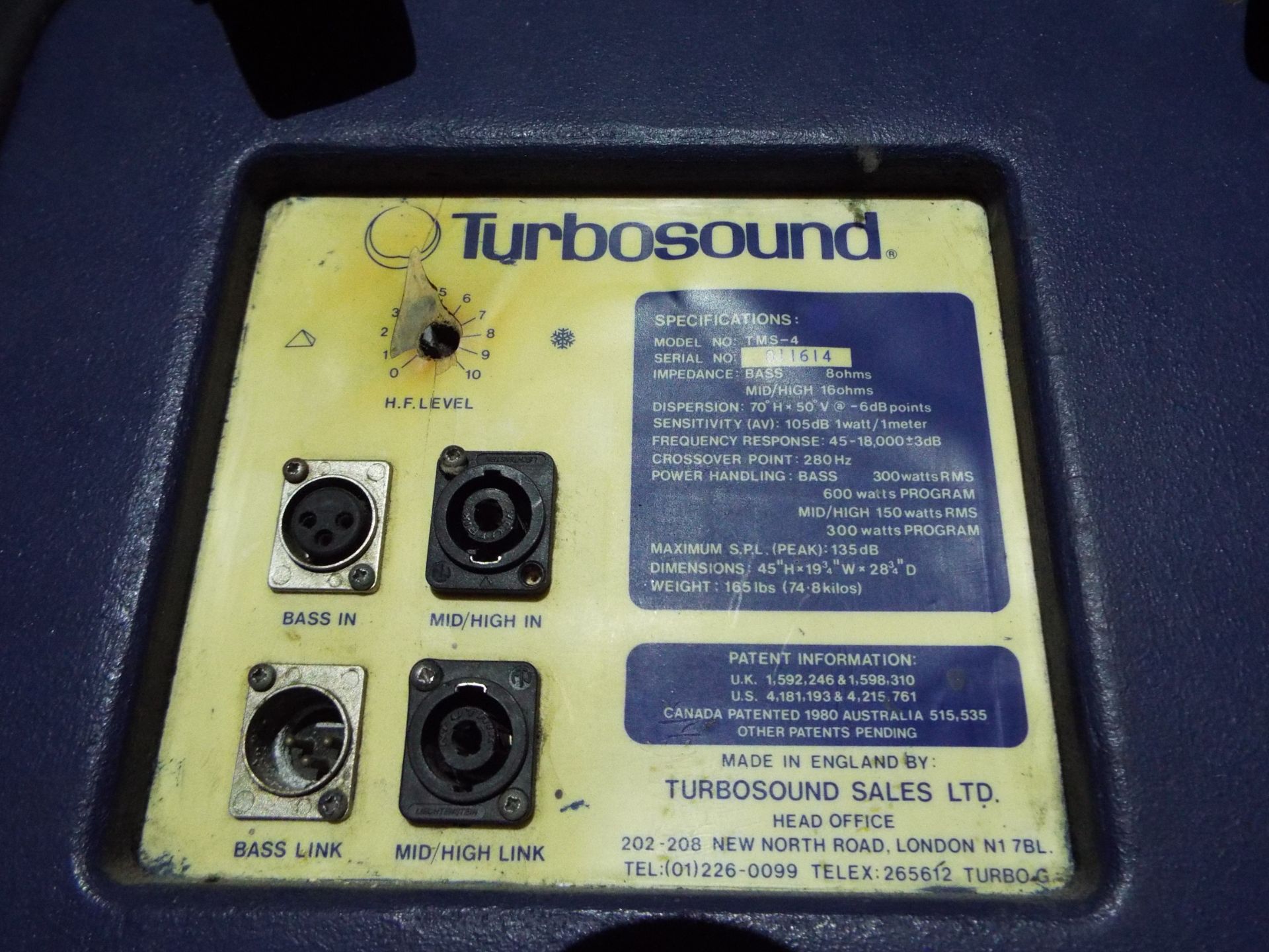 Turbosound TMS-4 Speaker - Image 3 of 4