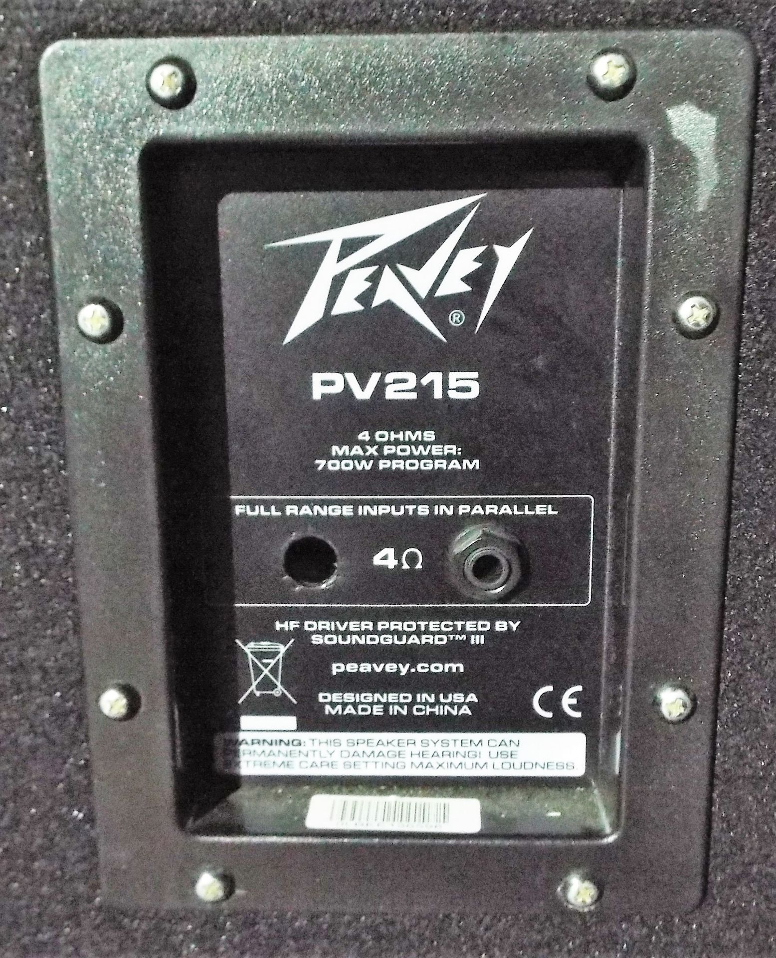 Peavey Speaker - Image 2 of 2