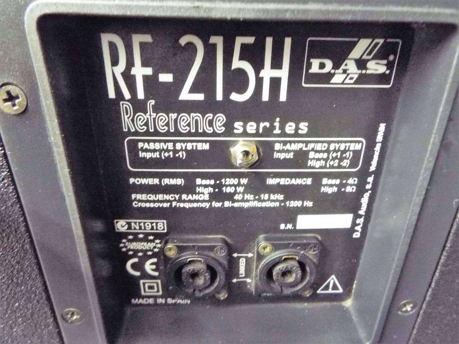 DAS Reference Series Speaker RF-215H - Image 4 of 5