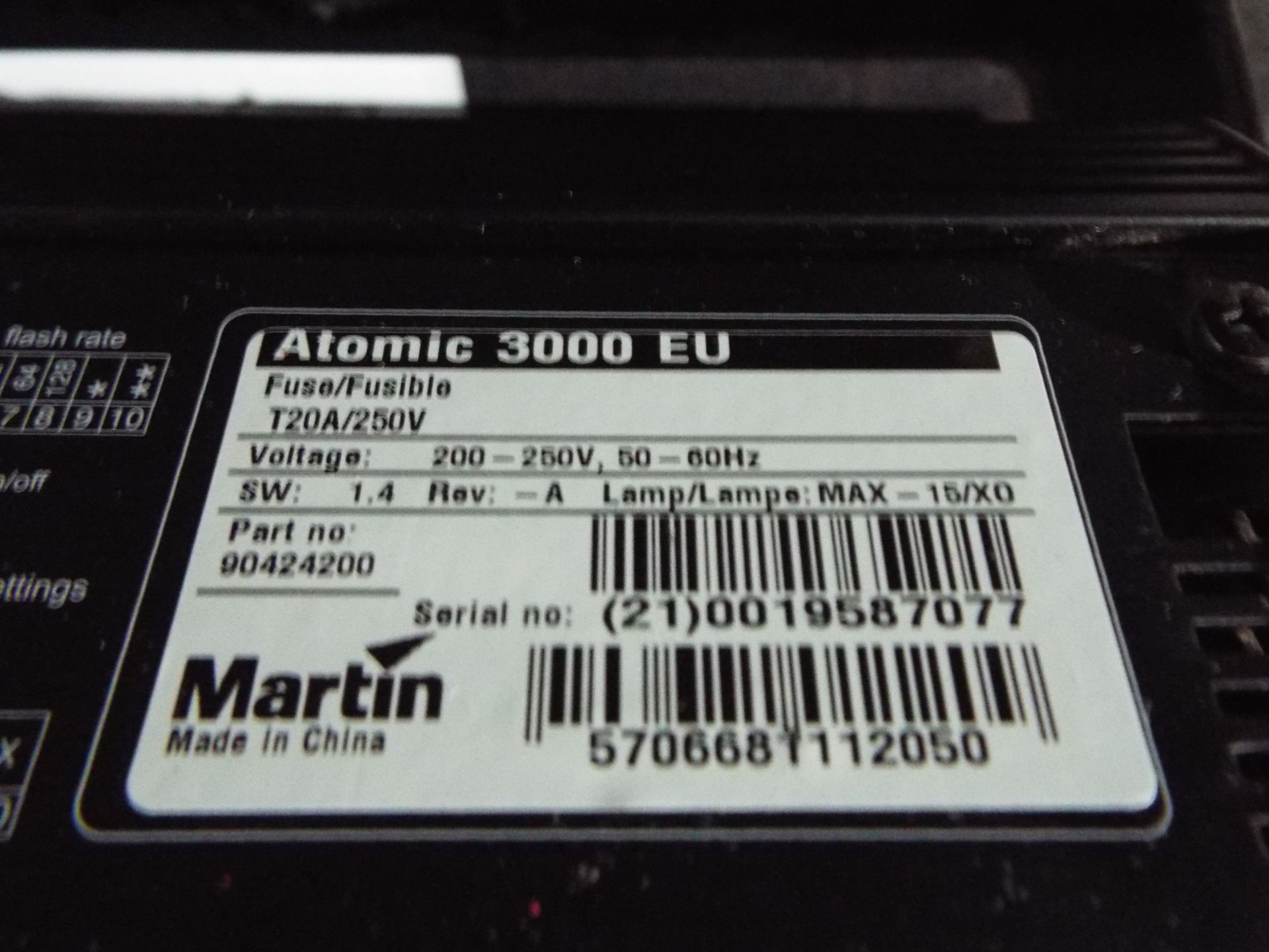 Martin Atomic 3000 EU Lazer - Image 4 of 6