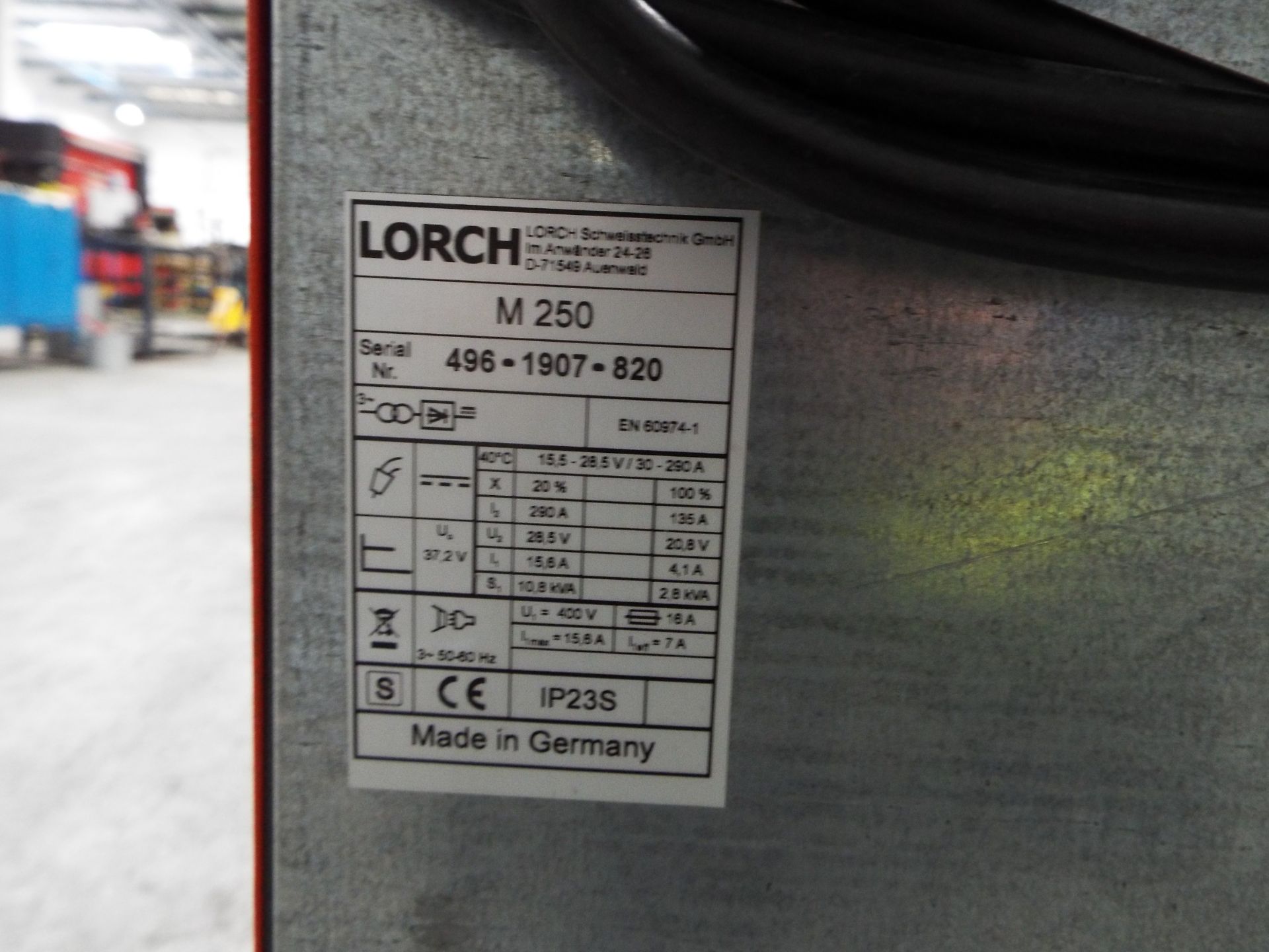 Lorch M250 Welding Rectifier - Image 4 of 4