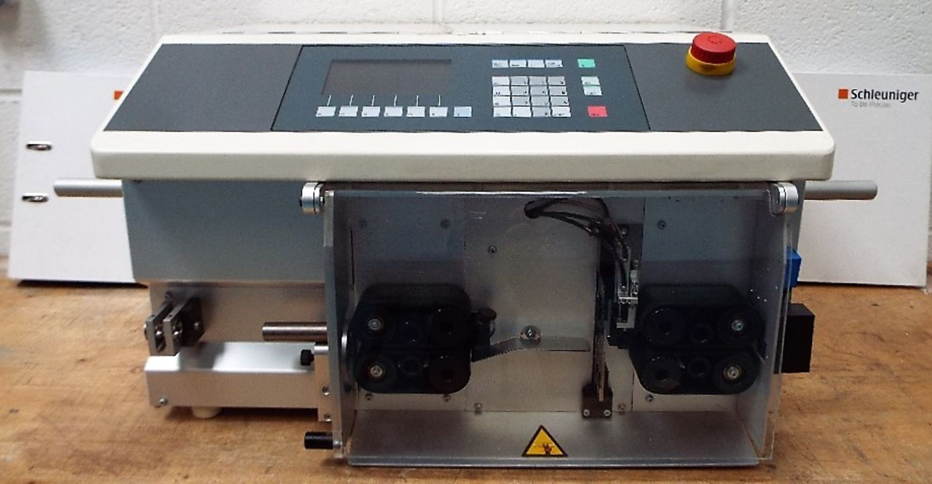 Schleuniger Powerstrip 9500 Automatic Wire Cutting & Stripping Machine.