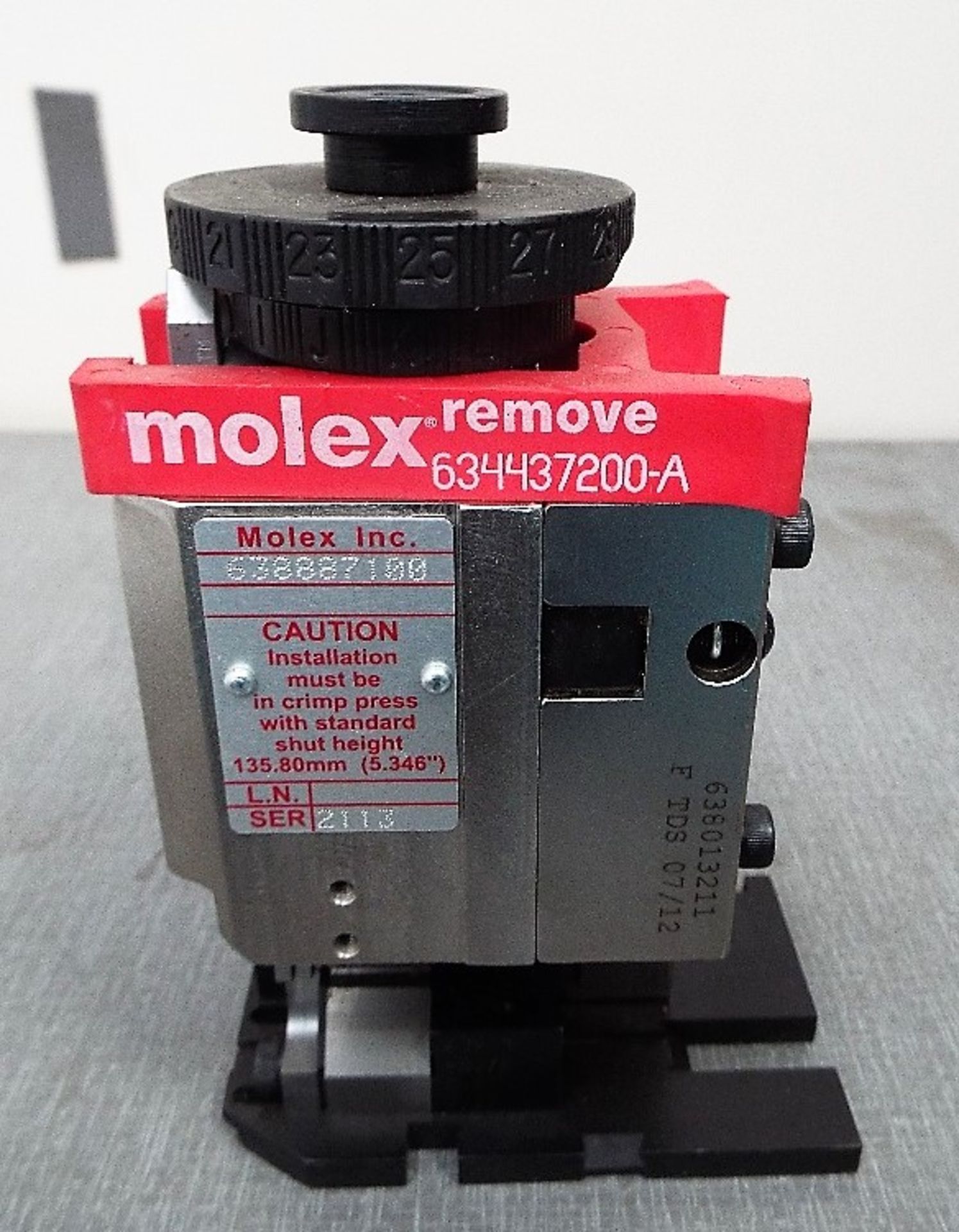 Molex TM3000 Universal Press,Complete With Fineadjust Applicators. - Image 15 of 18
