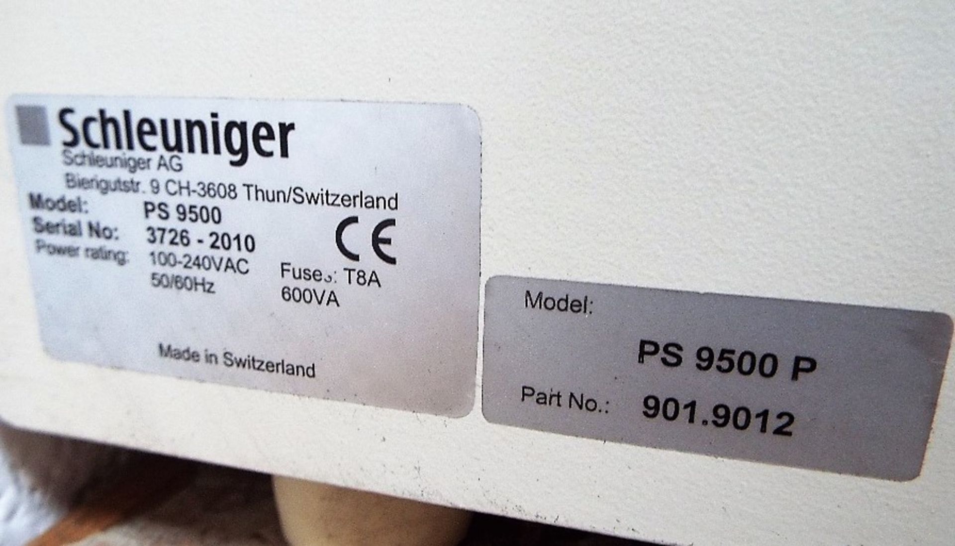 Schleuniger Powerstrip 9500 Automatic Wire Cutting & Stripping Machine. - Image 7 of 19