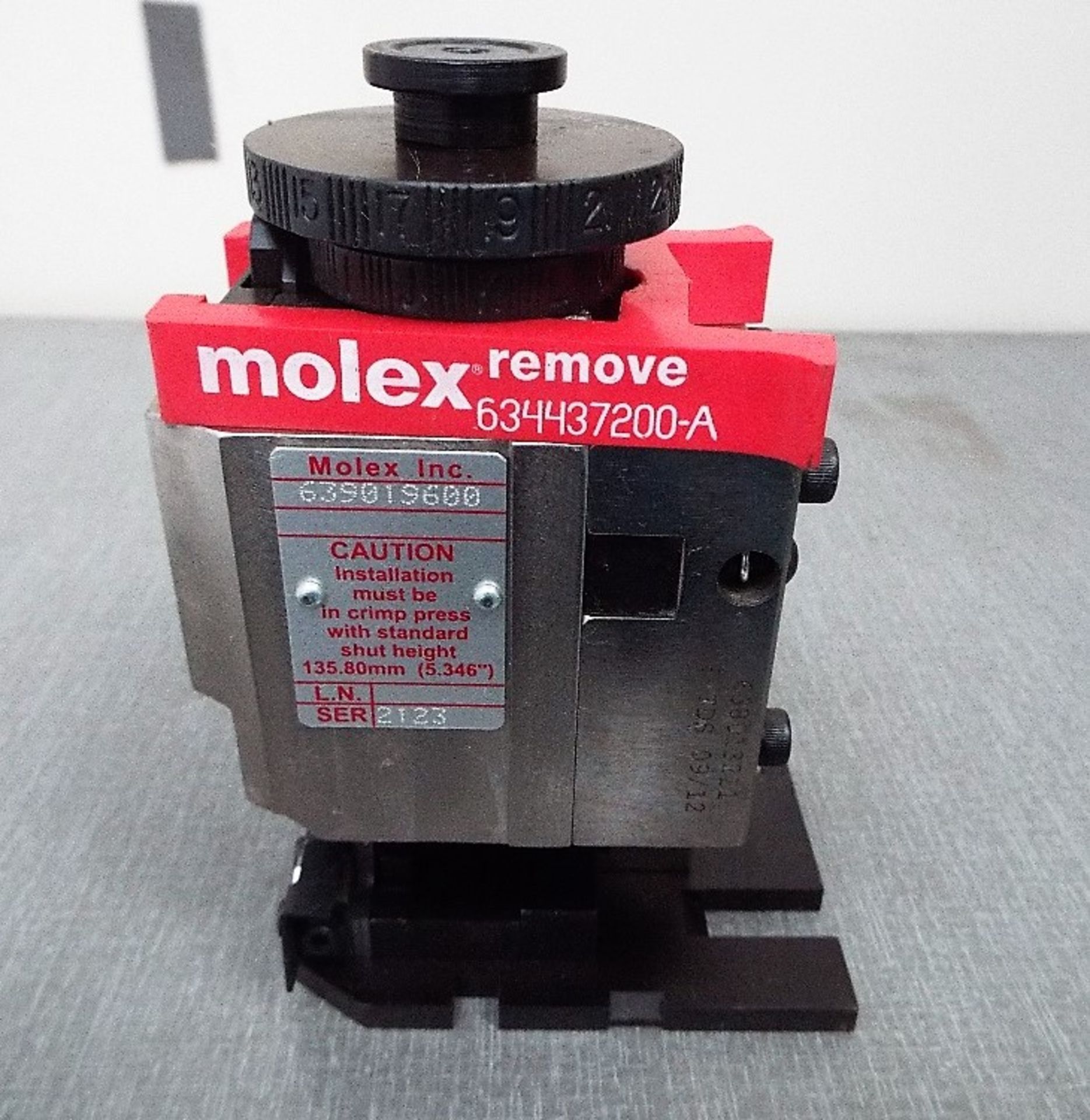 Molex TM3000 Universal Press,Complete With Fineadjust Applicators. - Image 11 of 18