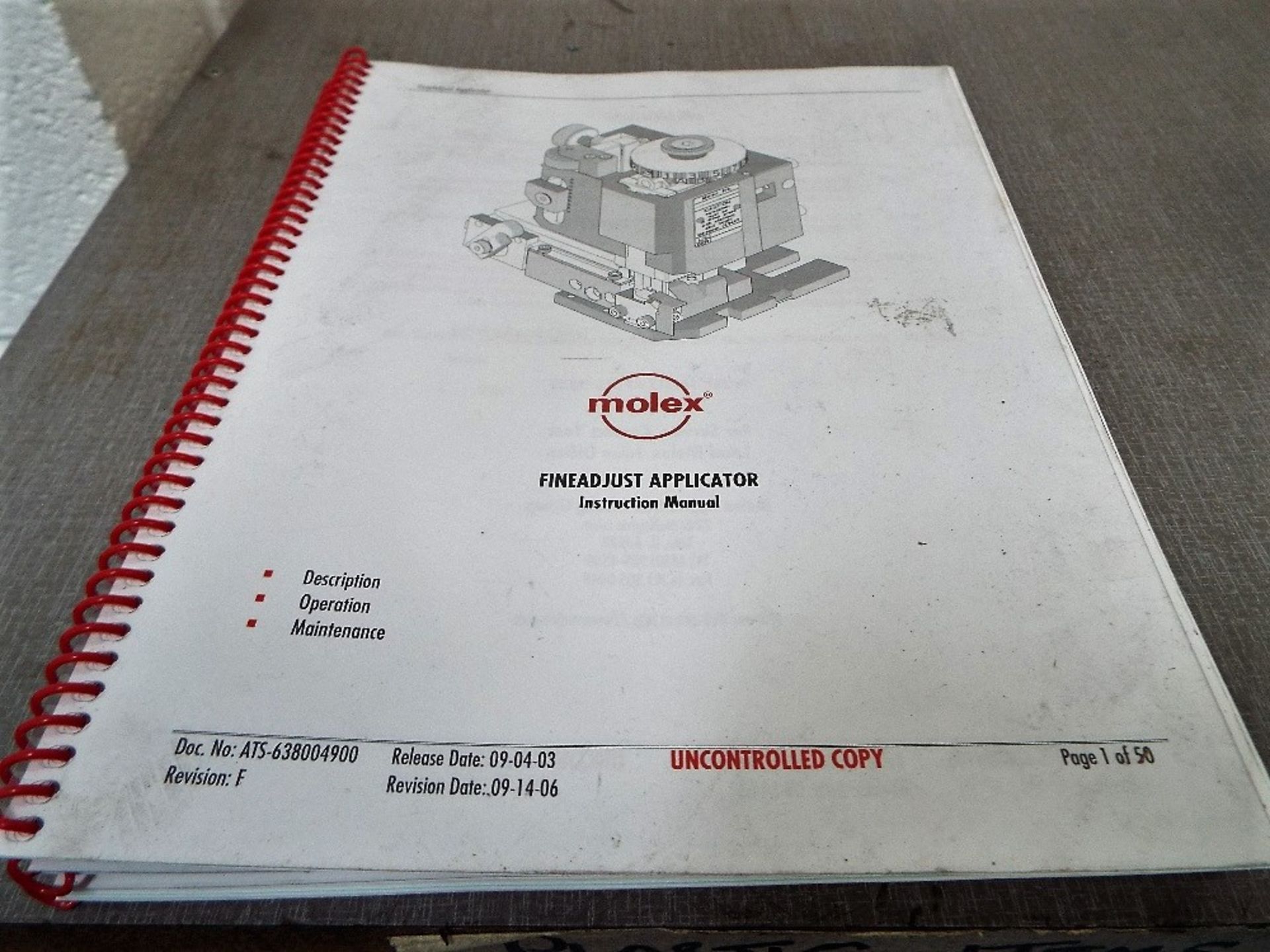 Molex TM3000 Universal Press,Complete With Fineadjust Applicators. - Image 10 of 18