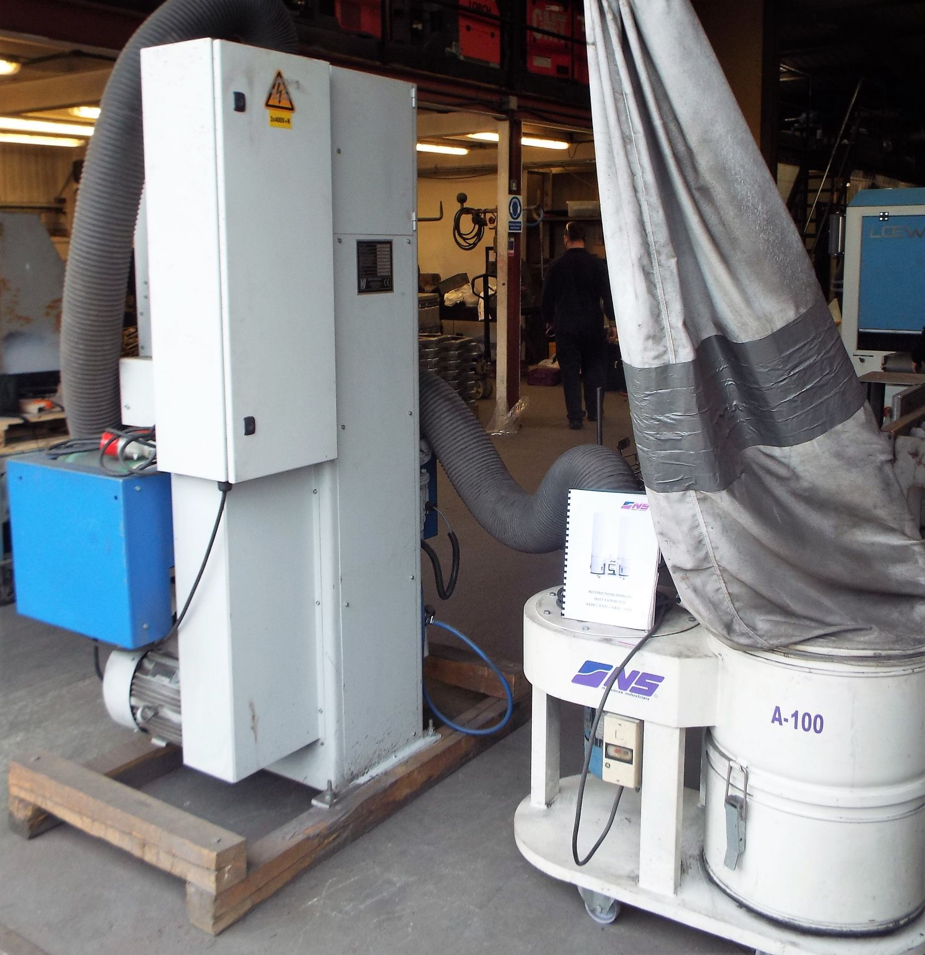 Vangroenweghe T-300K Sheet Metal Linishing Unit & Dust Extraction System - Image 9 of 12