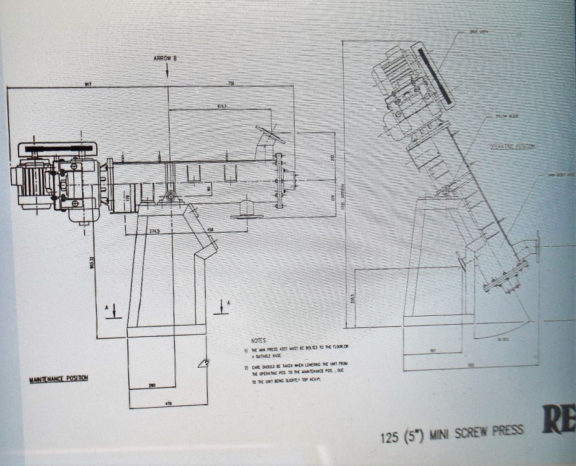 INCLINED SCREW PRESS. - Image 7 of 8