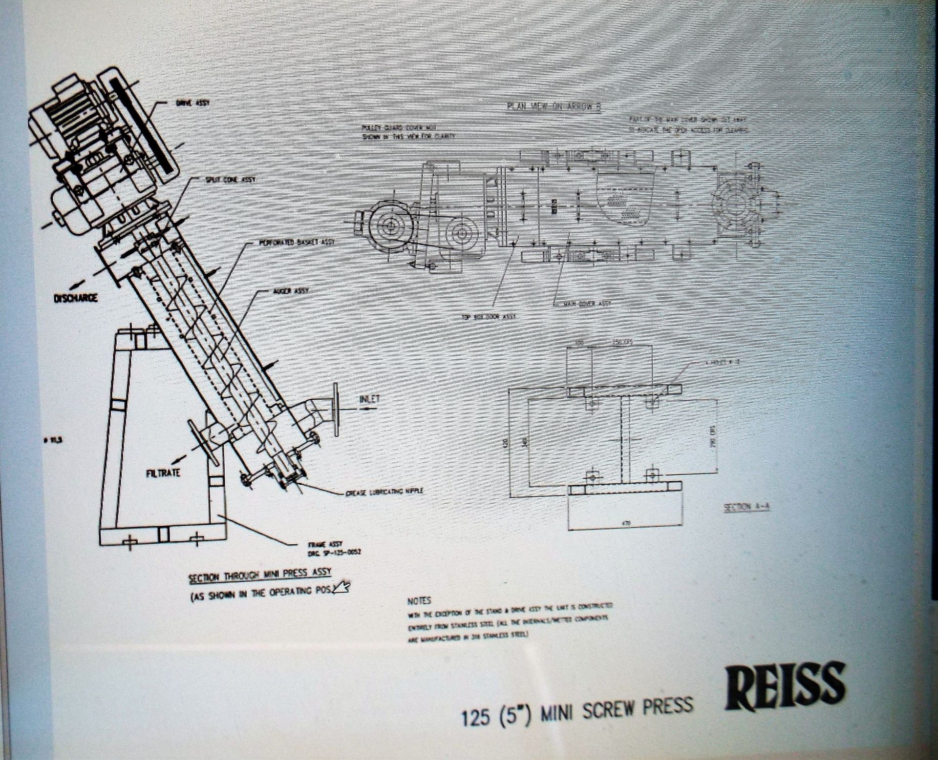 INCLINED SCREW PRESS. - Image 6 of 8