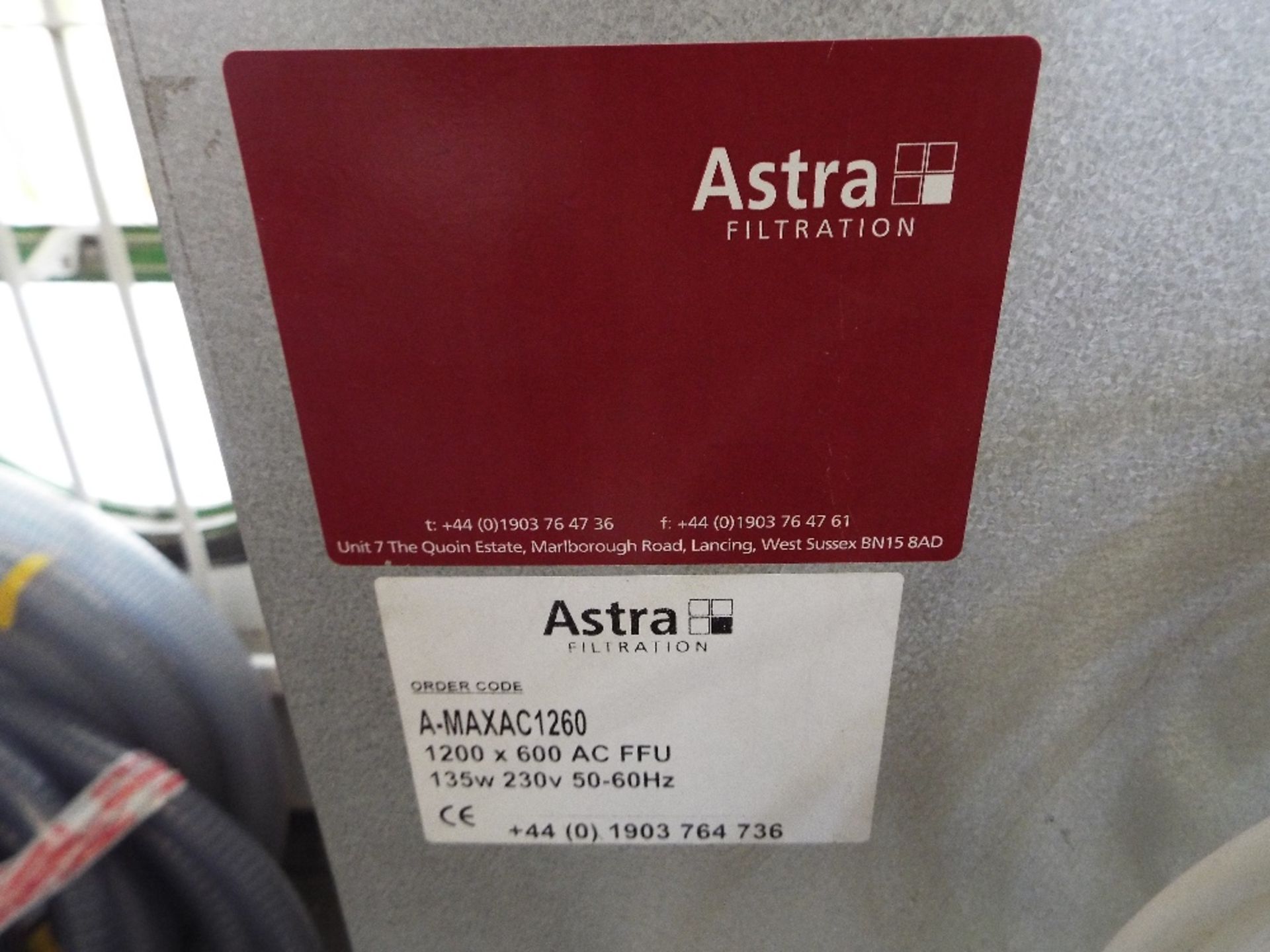 Astra Filtration Air Handling Unit - Image 2 of 3