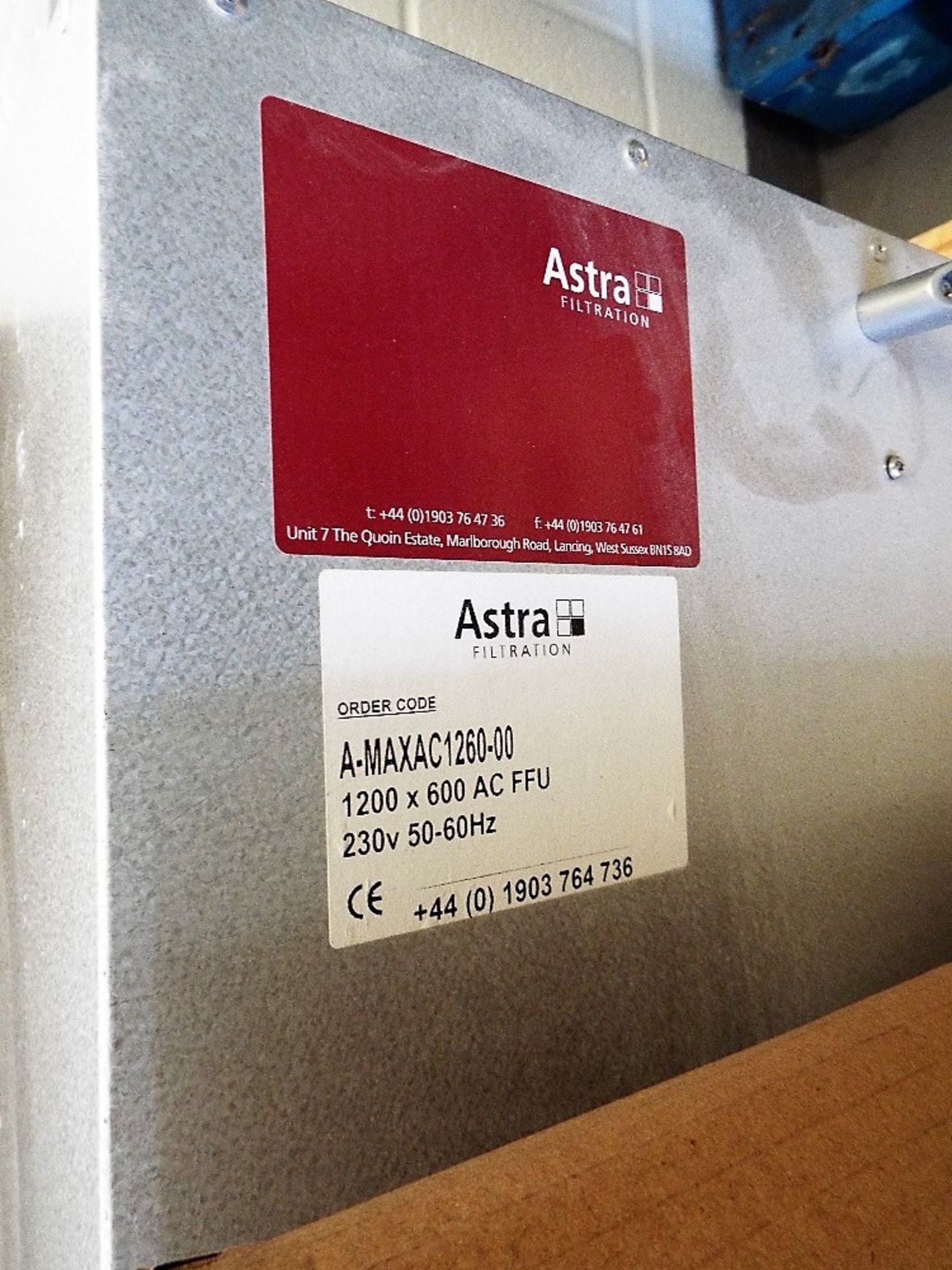 Astra Filtration Air Handling Unit - Image 2 of 2