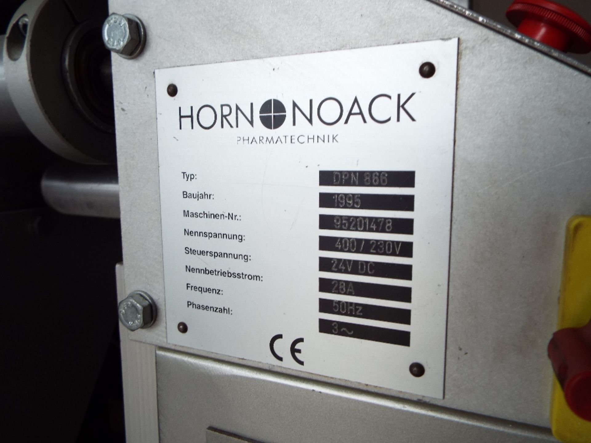 HORN NOACK BLISTER PACKING MACHINE - Image 3 of 23