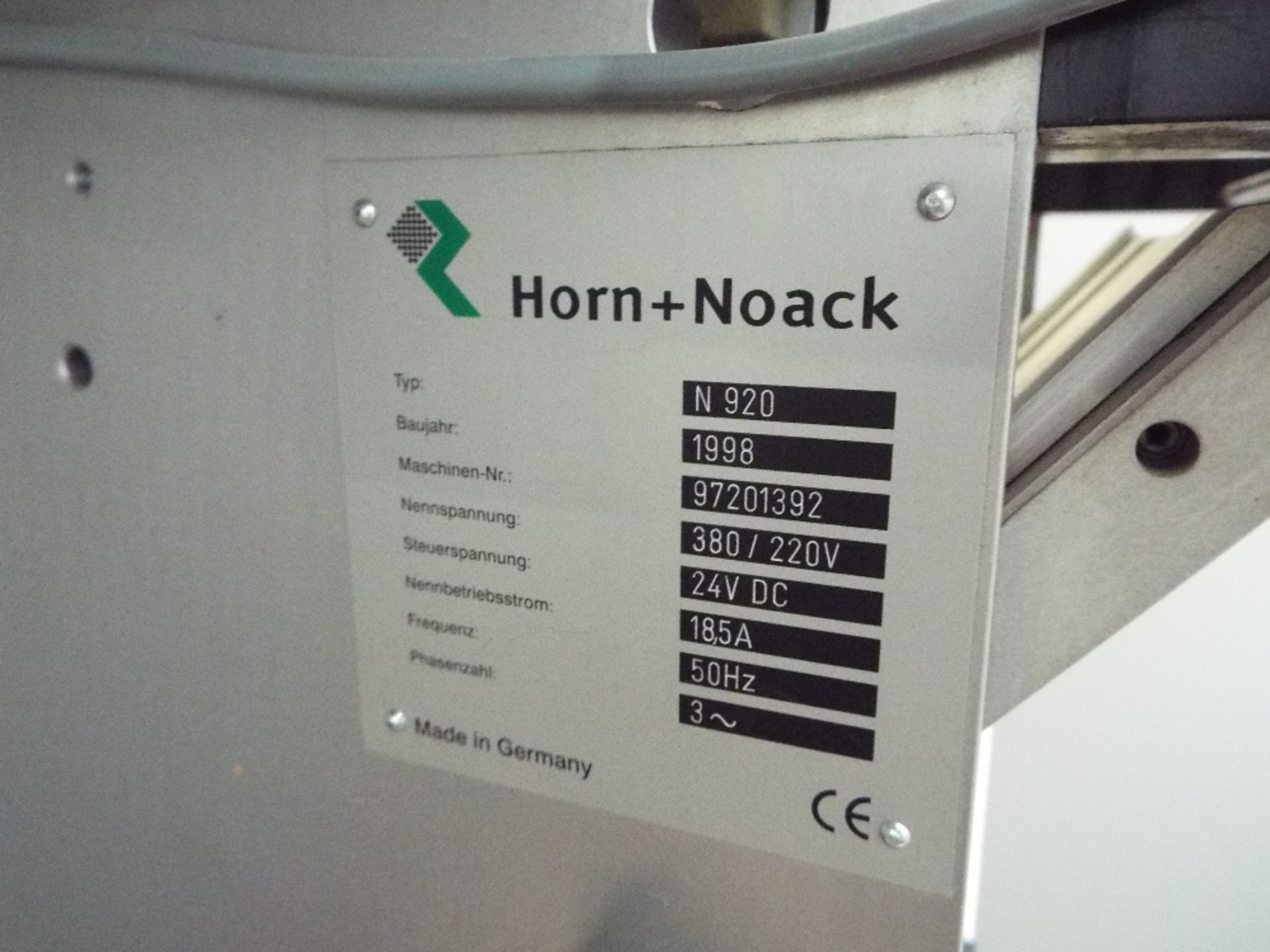 HORN NOACK BLISTER PACKING MACHINE - Image 8 of 35