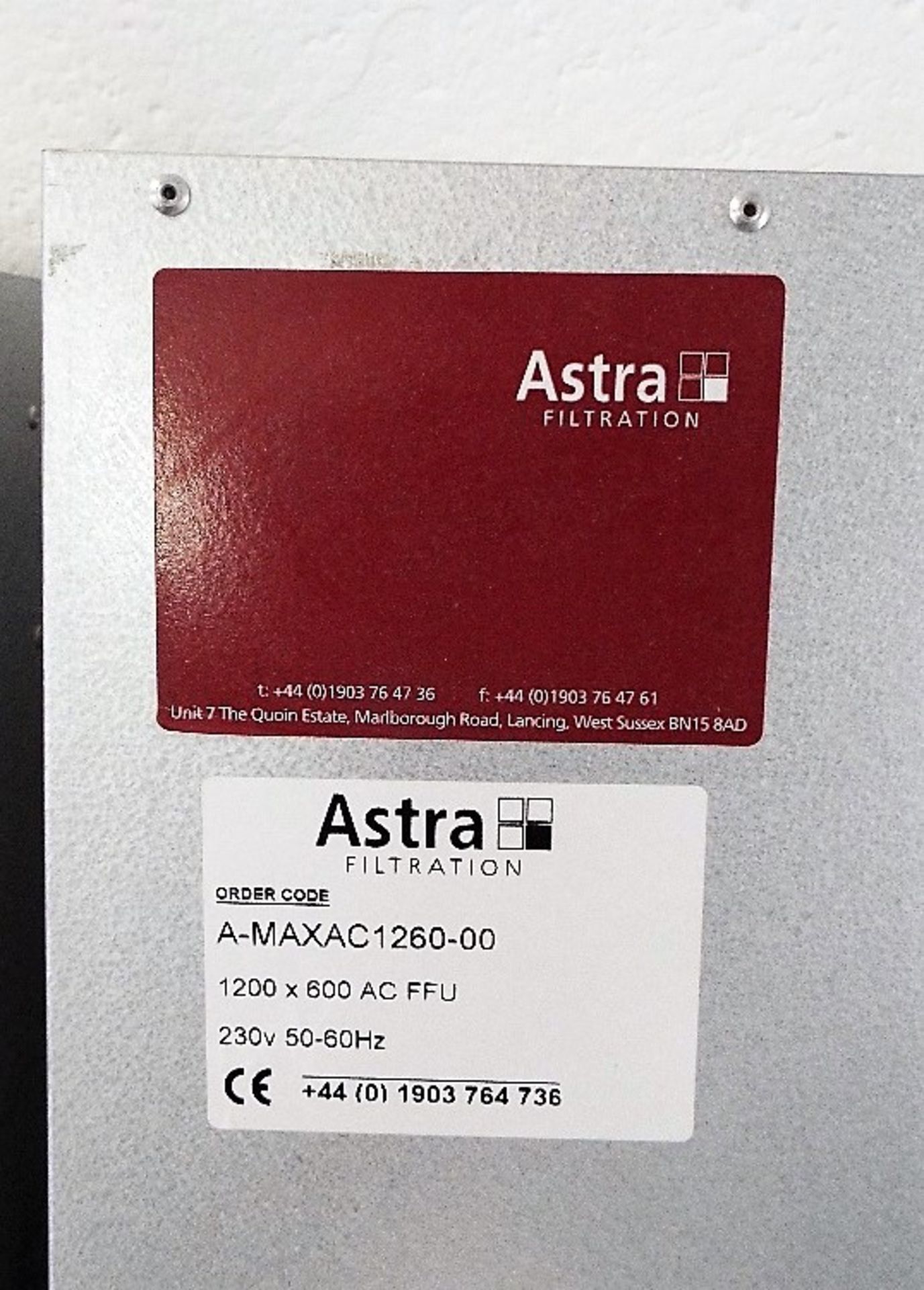 Astra Filtration Air Handling Unit - Image 2 of 3