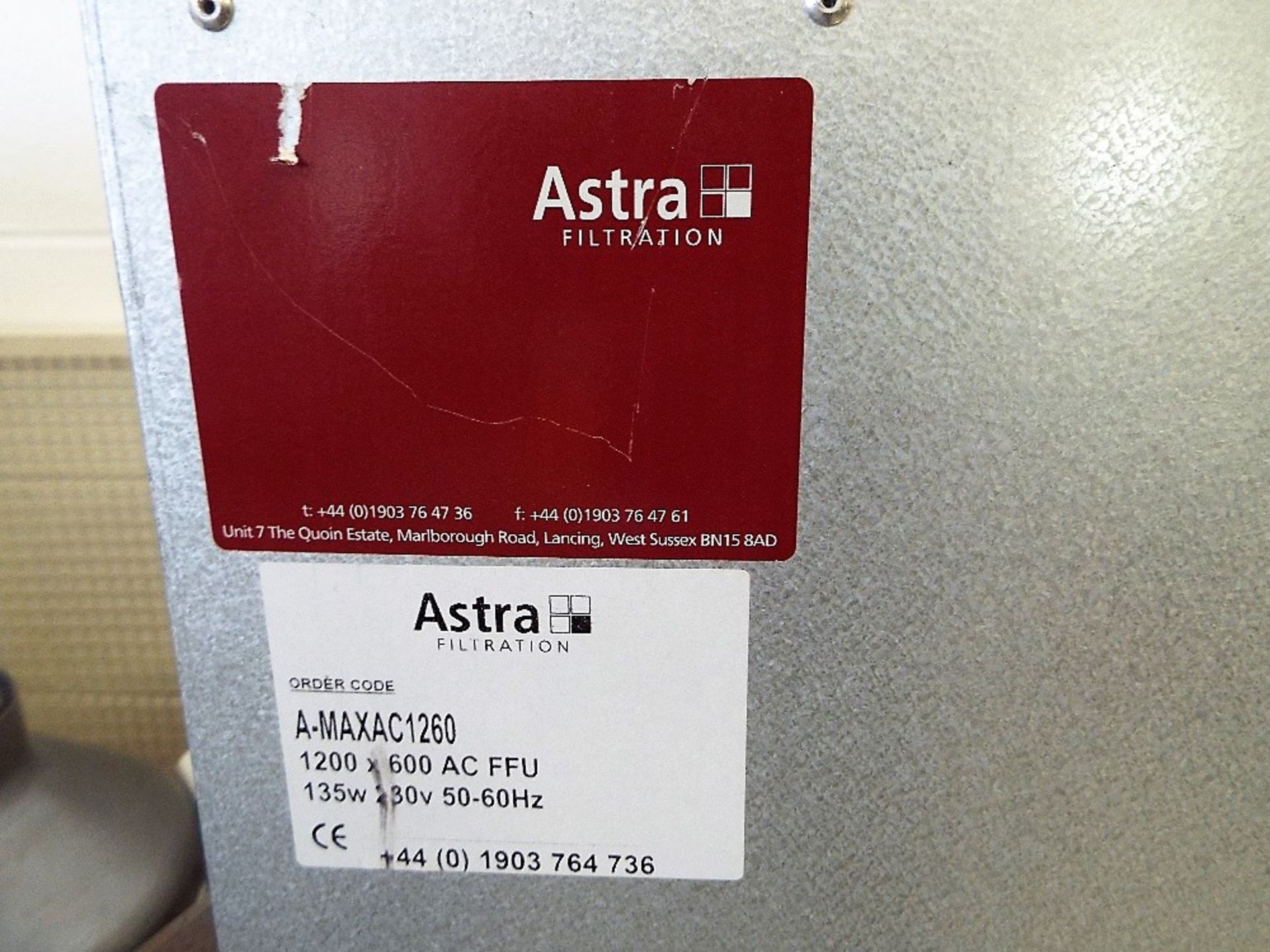 Astra Filtration Air Handling Unit - Image 2 of 2