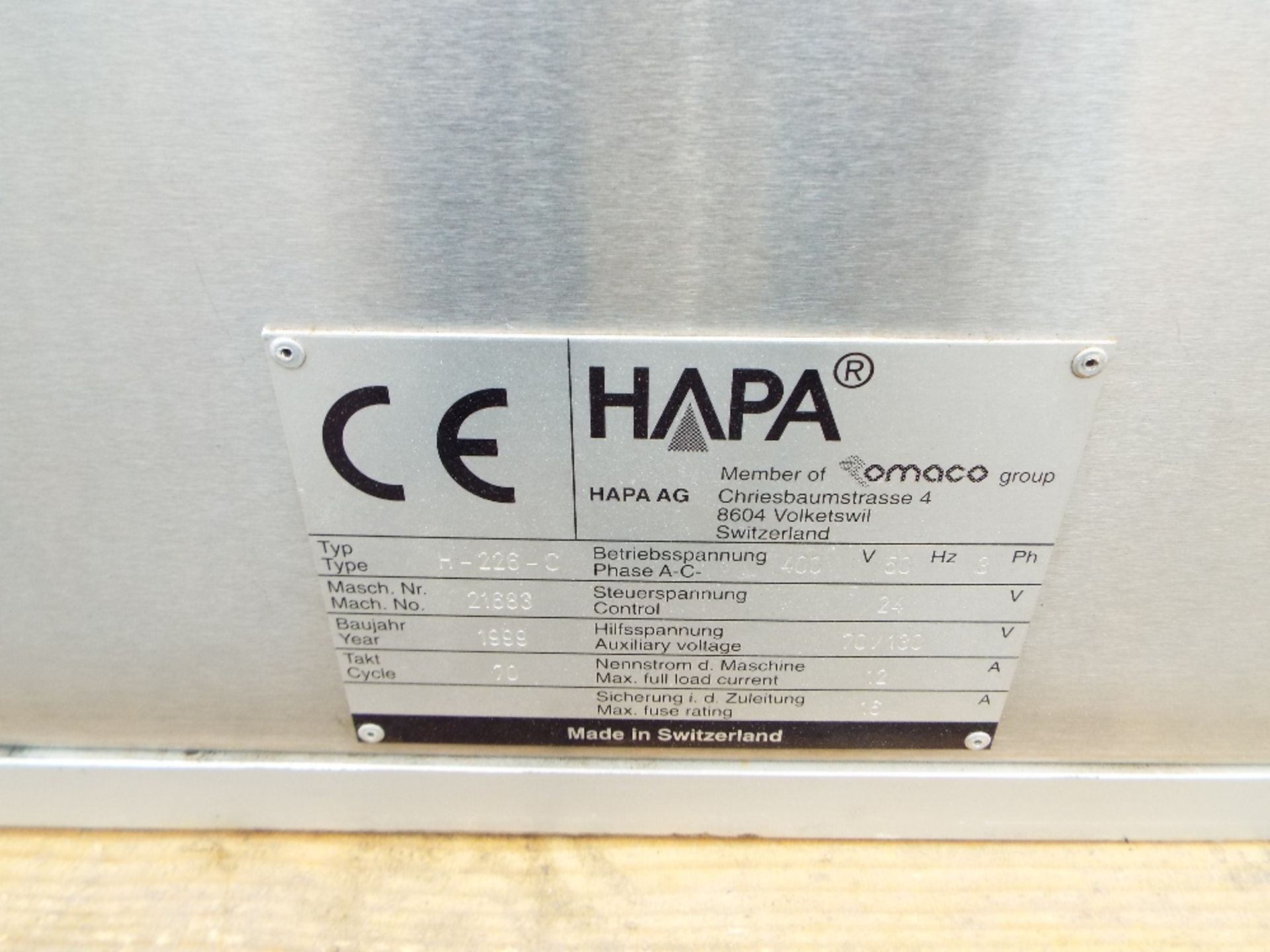 HAPA H226-C - Image 4 of 6