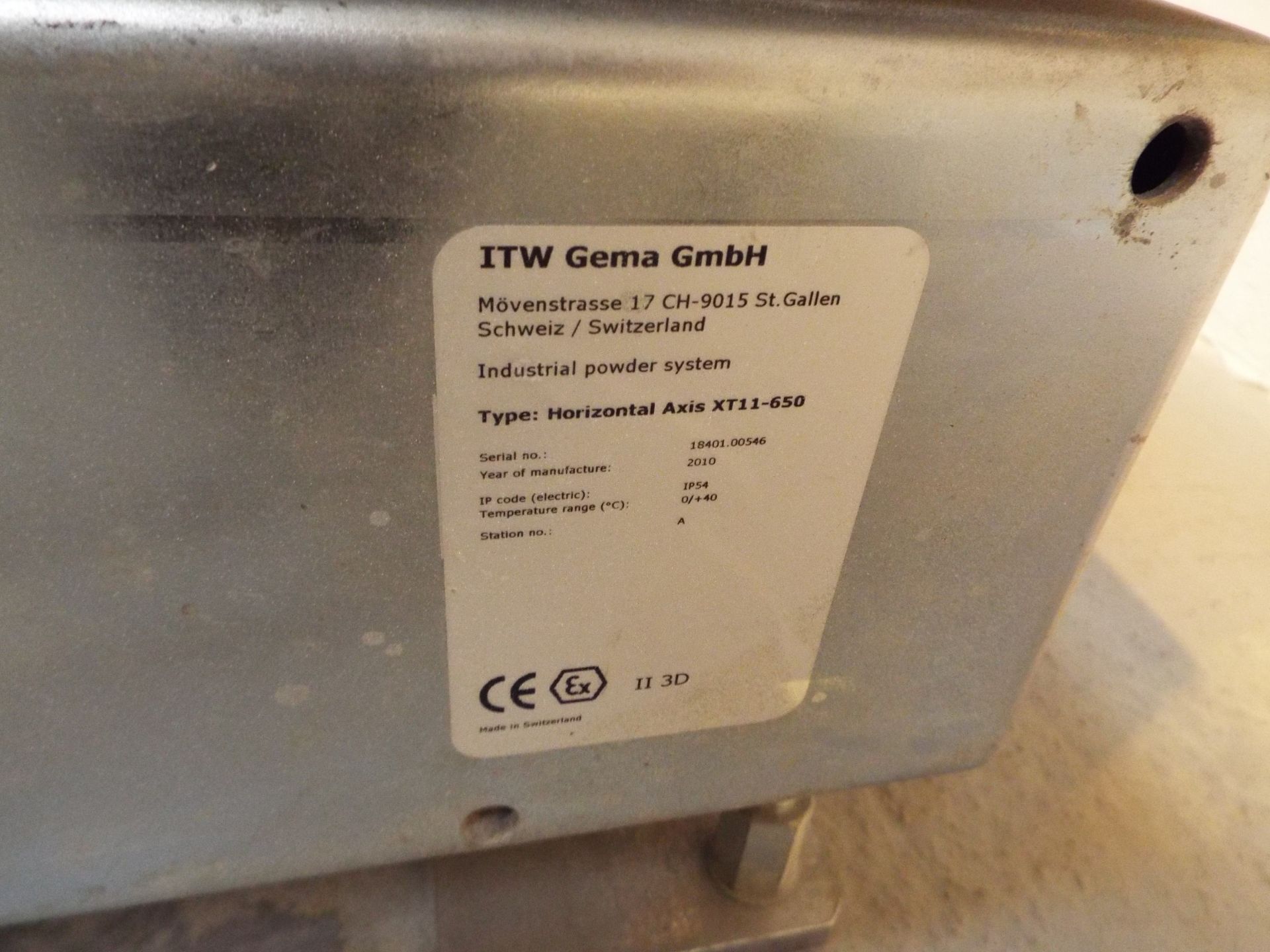 COMPLETE CONTENTS OF A 2010 ITW GEMA POWDER COATING LINE CW 2017 OFF-LINE PRE-TREATMENT CHAMBER - Image 51 of 83