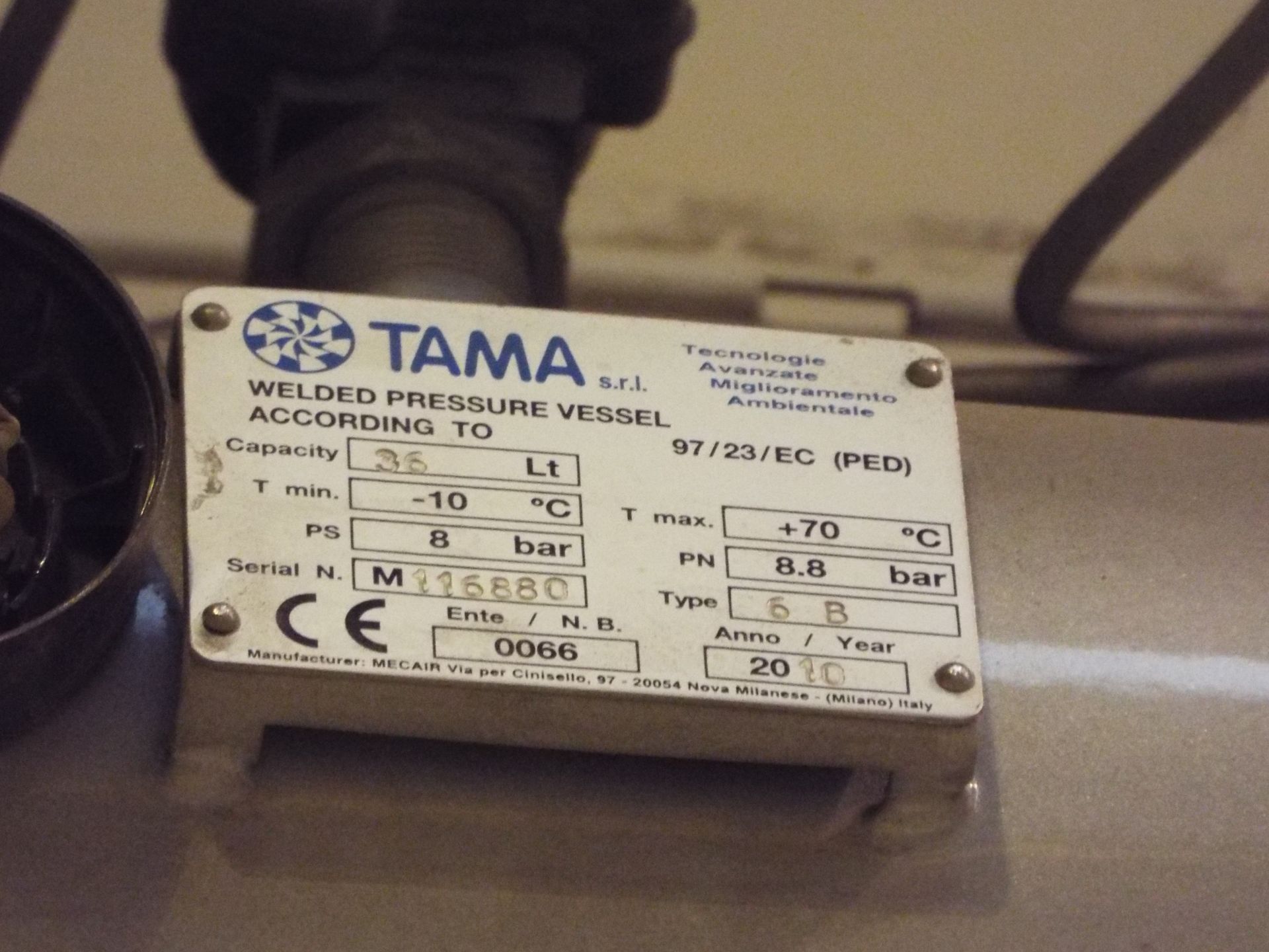 TAMA REVERSE JET DUST FILTER ATEX RATED - Image 6 of 6