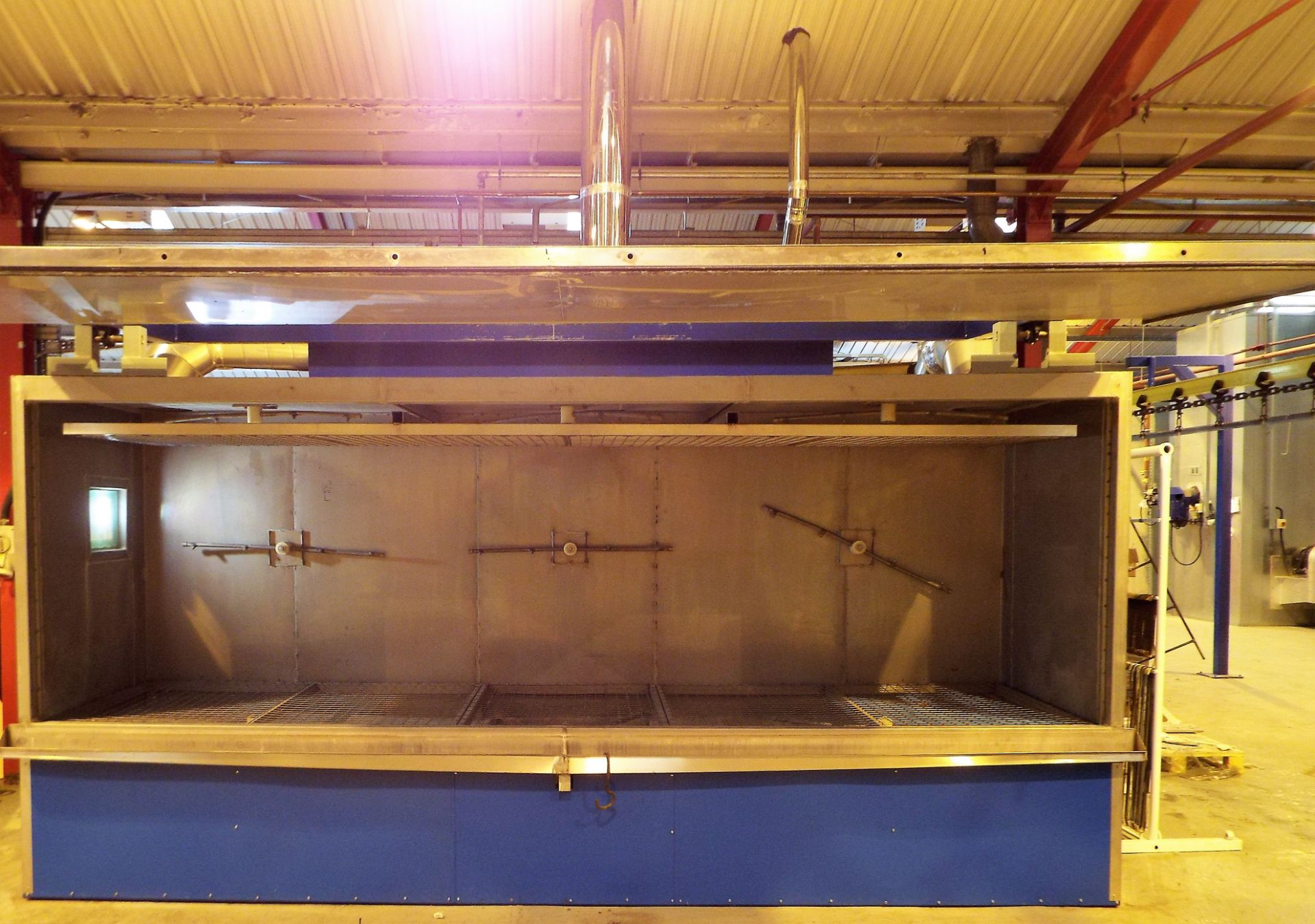 COMPLETE CONTENTS OF A 2010 ITW GEMA POWDER COATING LINE CW 2017 OFF-LINE PRE-TREATMENT CHAMBER - Image 70 of 83