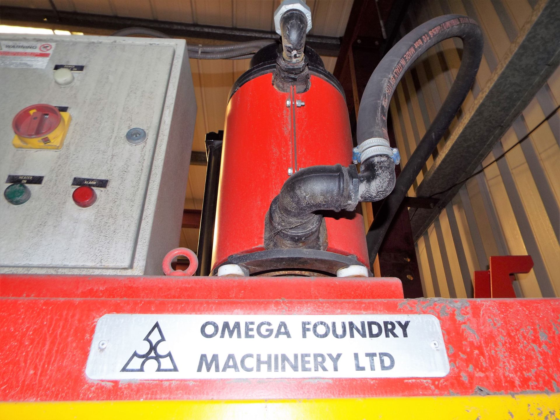 Omega Foundry Machinery Gassing Cabinet cw Gassing Plate,Secondary Heater & Gas Generator. - Image 10 of 24