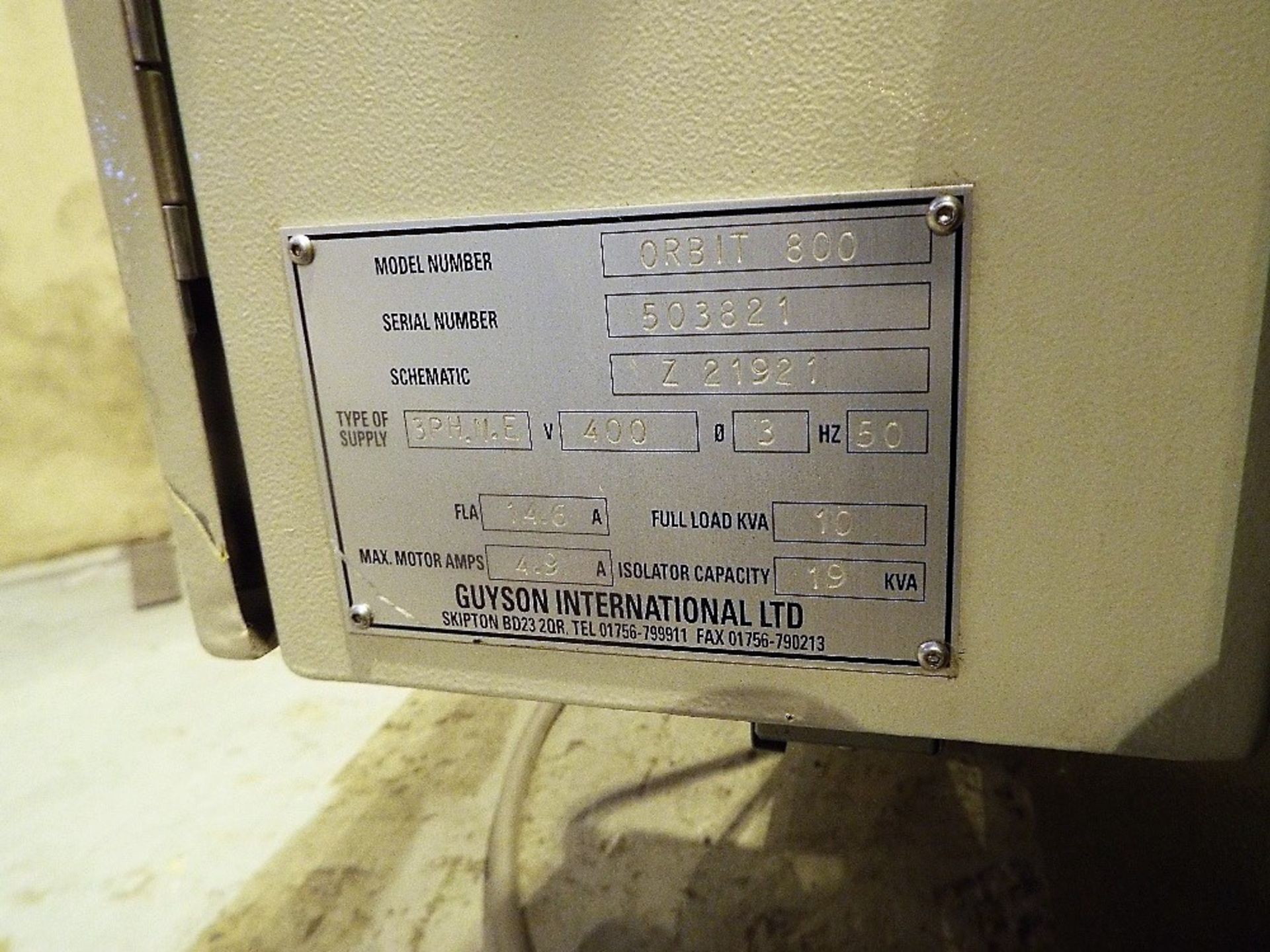 Guyson Marr Orbit 800 Parts Washing Machine - Image 2 of 13