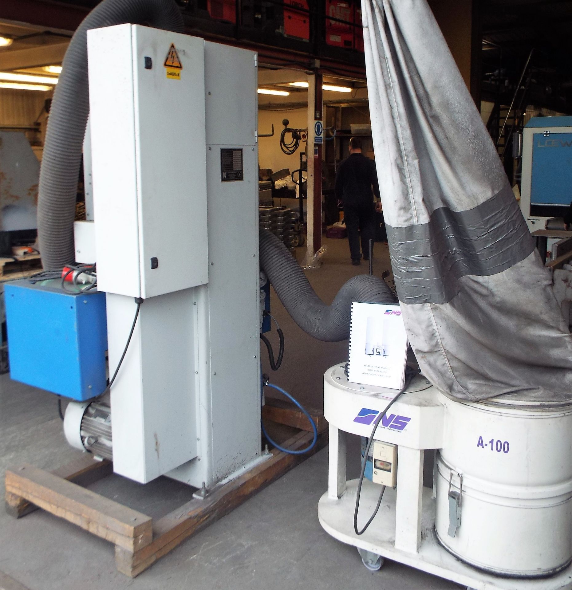 Vangroenweghe T-300K Sheet Metal Linishing Unit & Dust Extraction System. - Image 9 of 12