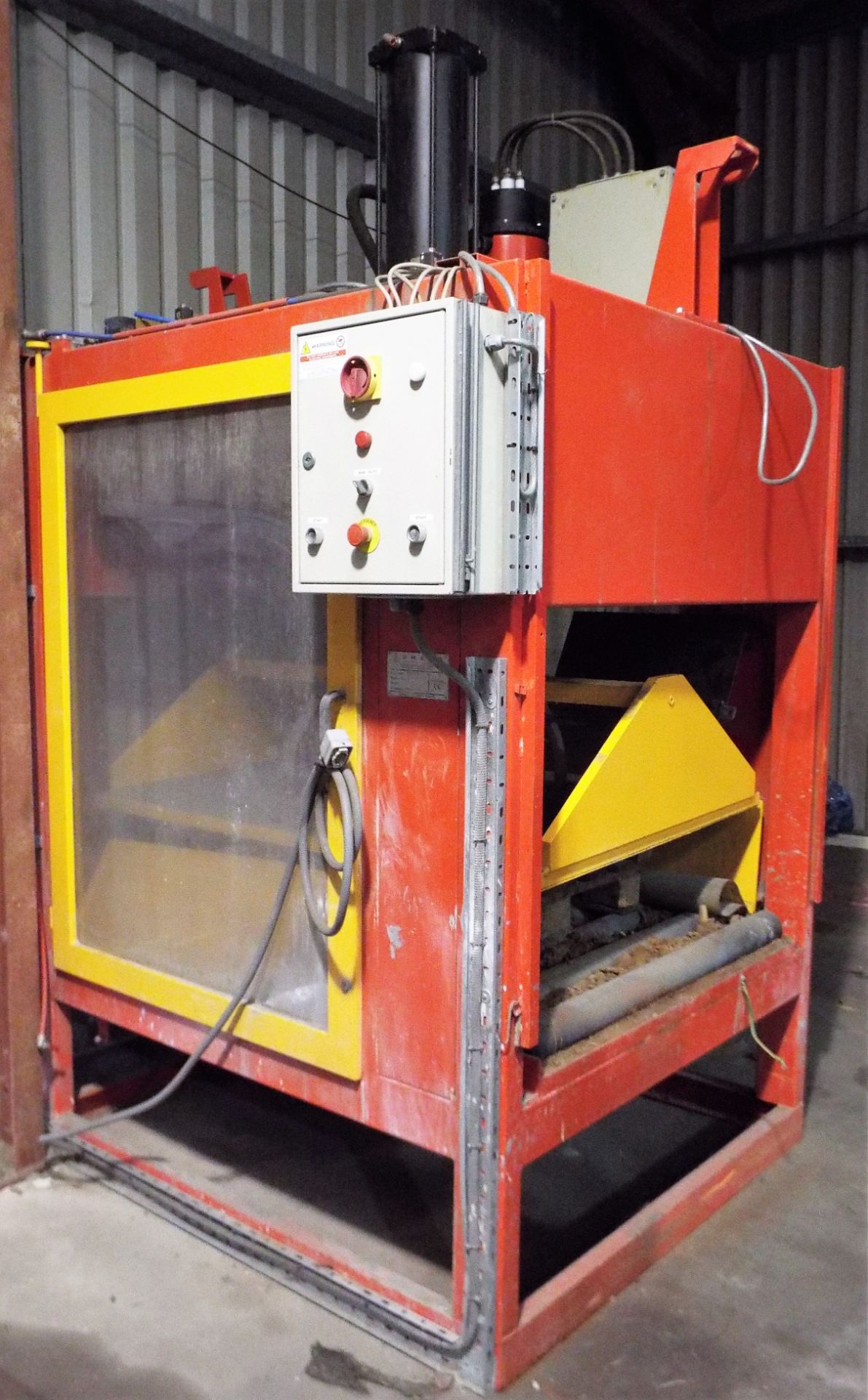 Omega Foundry Machinery Gassing Cabinet cw Gassing Plate,Secondary Heater & Gas Generator.