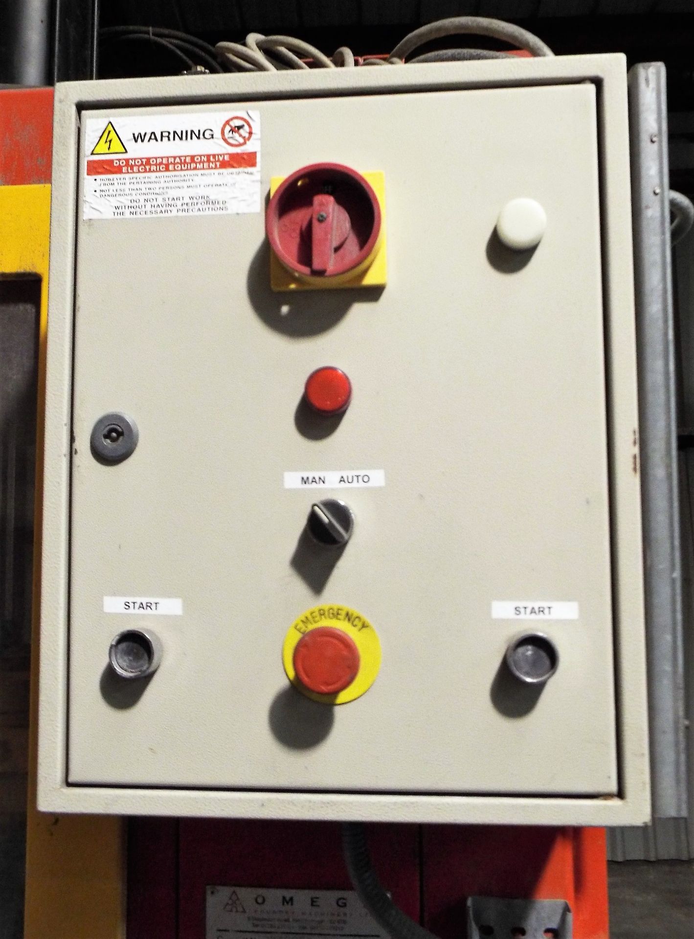 Omega Foundry Machinery Gassing Cabinet cw Gassing Plate,Secondary Heater & Gas Generator. - Image 2 of 24