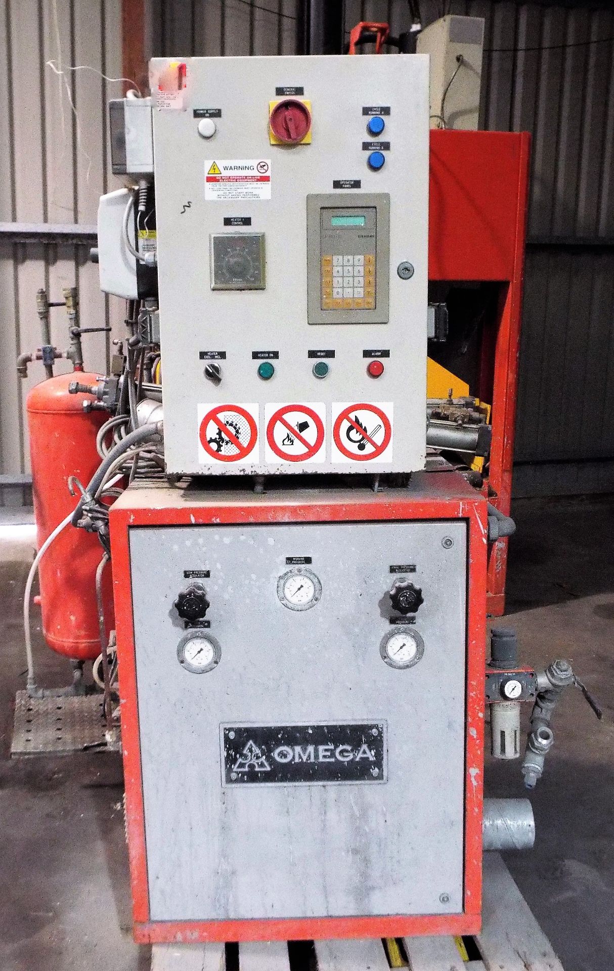 Omega Foundry Machinery Gassing Cabinet cw Gassing Plate,Secondary Heater & Gas Generator. - Image 12 of 24