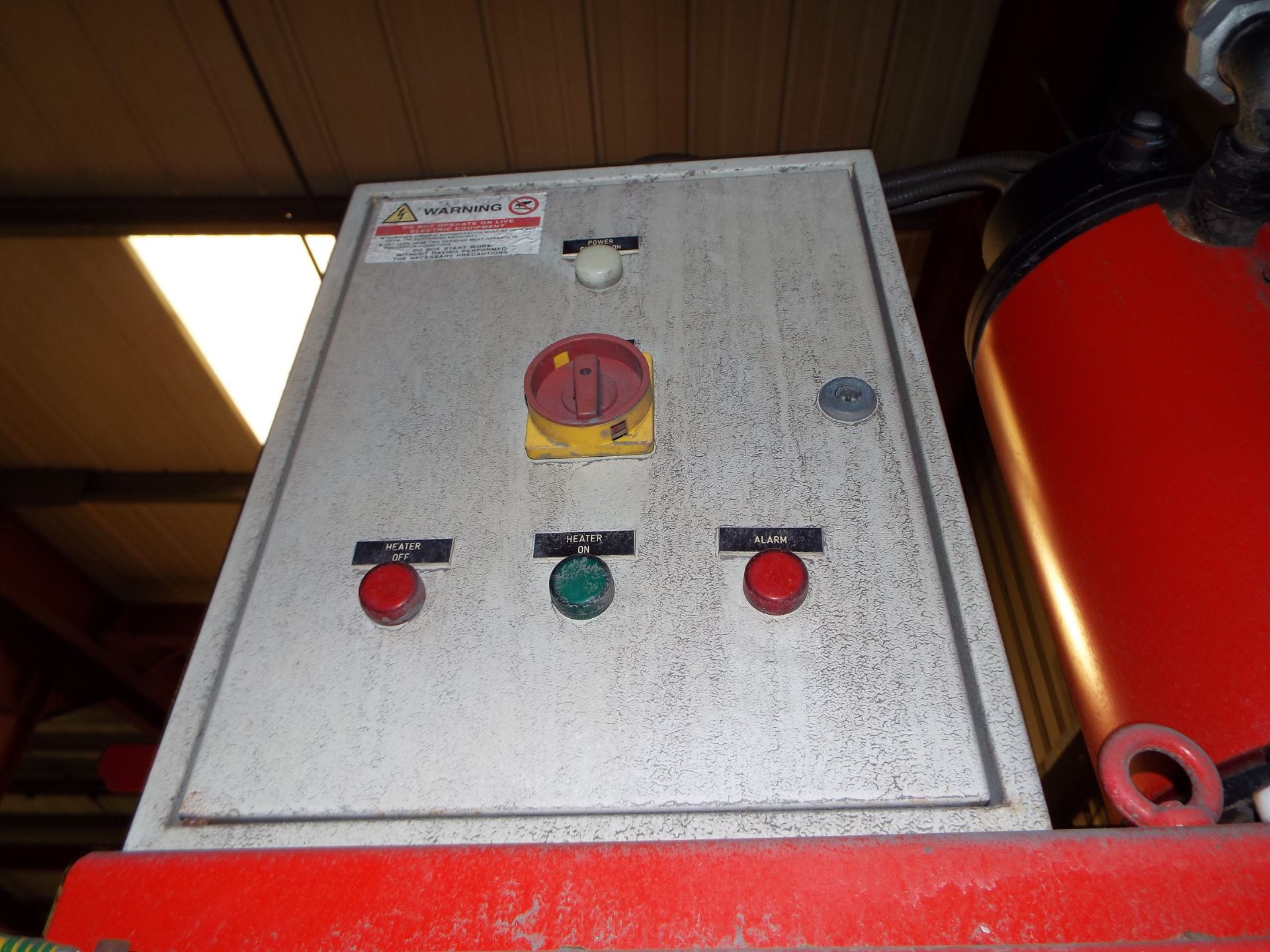 Omega Foundry Machinery Gassing Cabinet cw Gassing Plate,Secondary Heater & Gas Generator. - Image 9 of 24